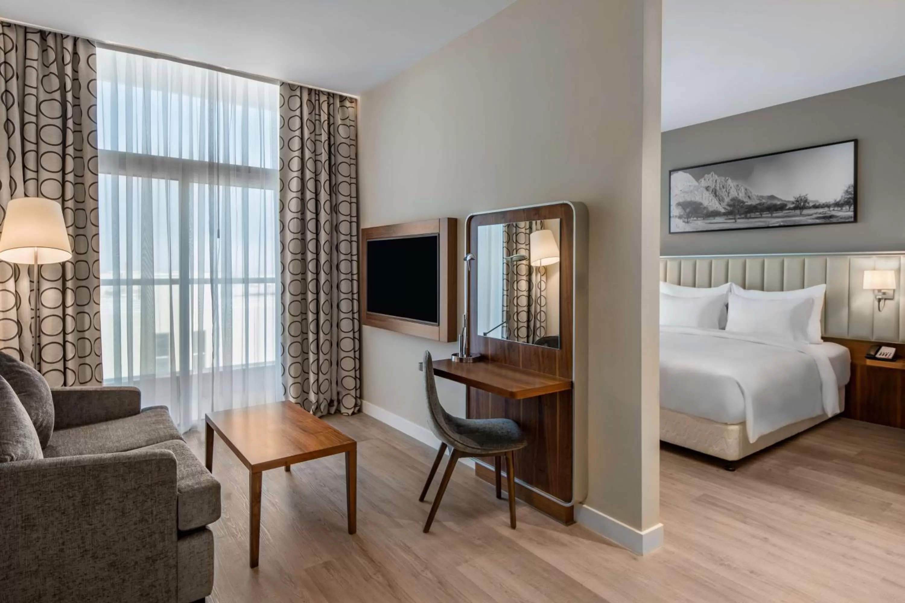 Photo of the whole room, Bed in Radisson Resort Ras Al Khaimah Marjan Island