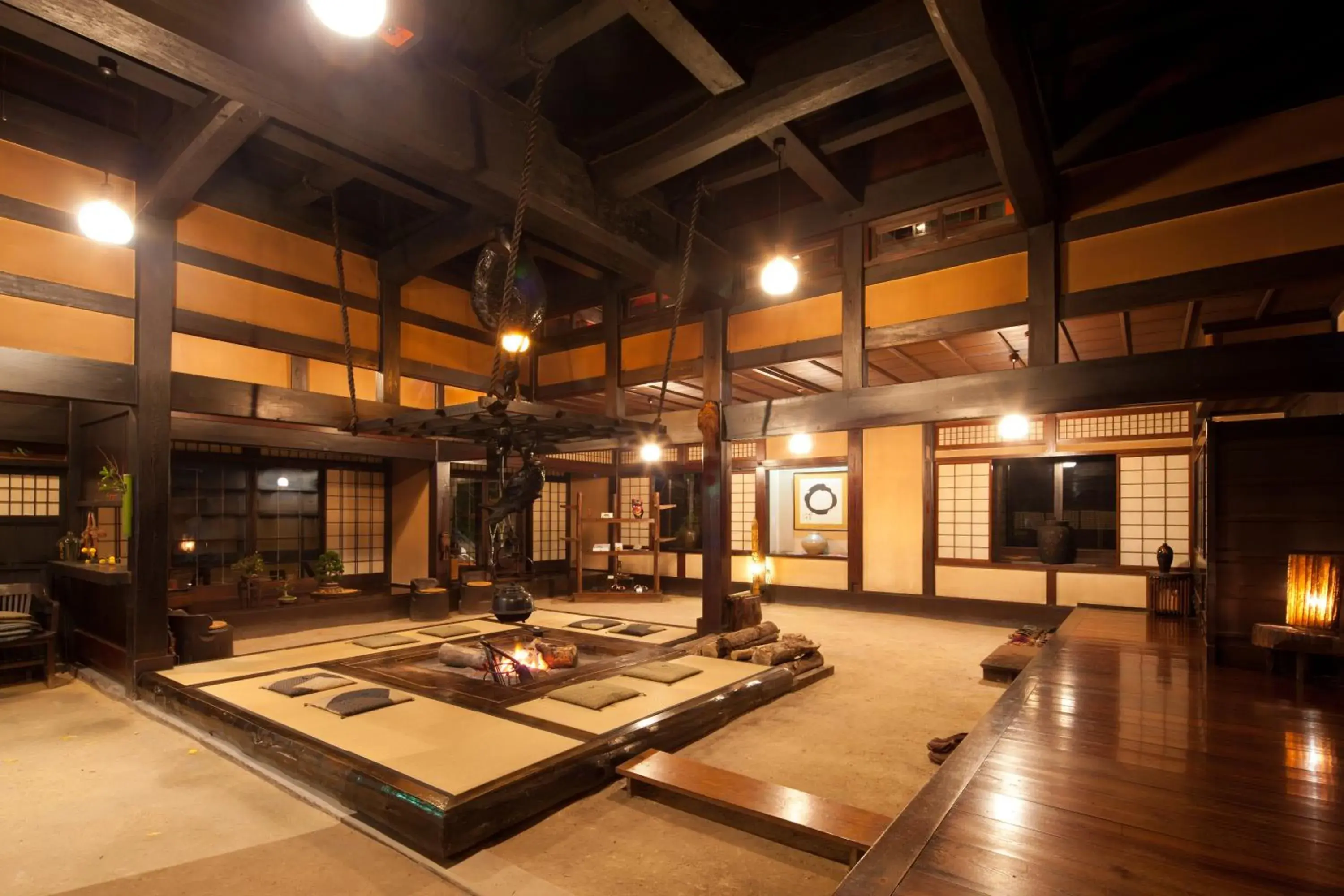 Lobby or reception in Wanosato Ryokan
