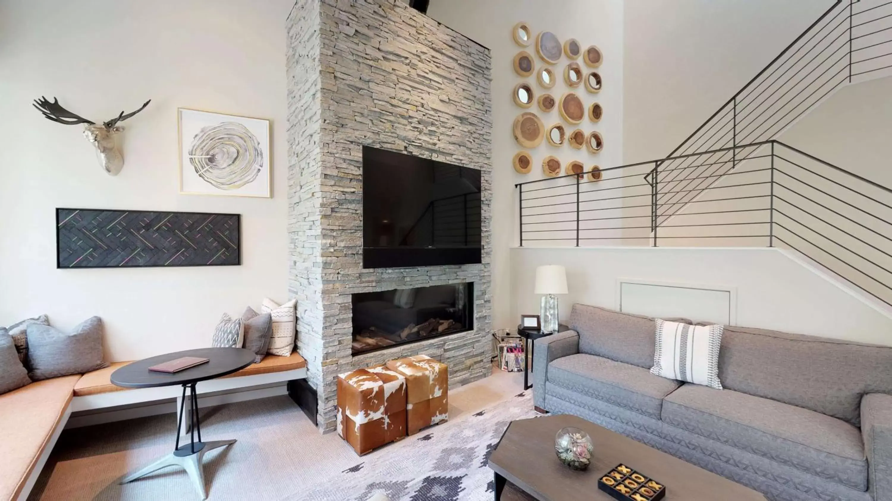 TV and multimedia, Seating Area in Vail Residences at Cascade Village, a Destination by Hyatt Residence