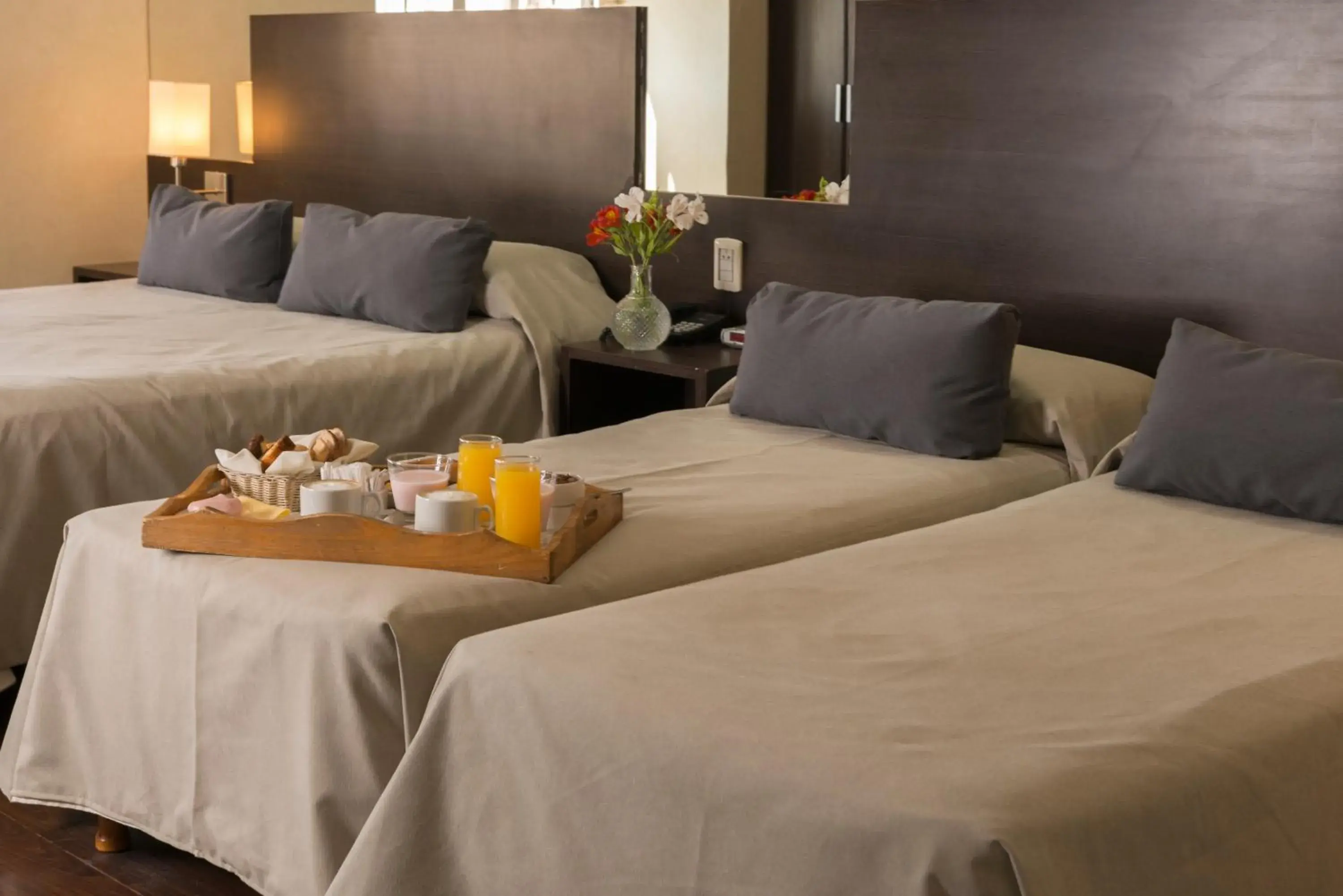 Bed in Hathor Hotels Mendoza