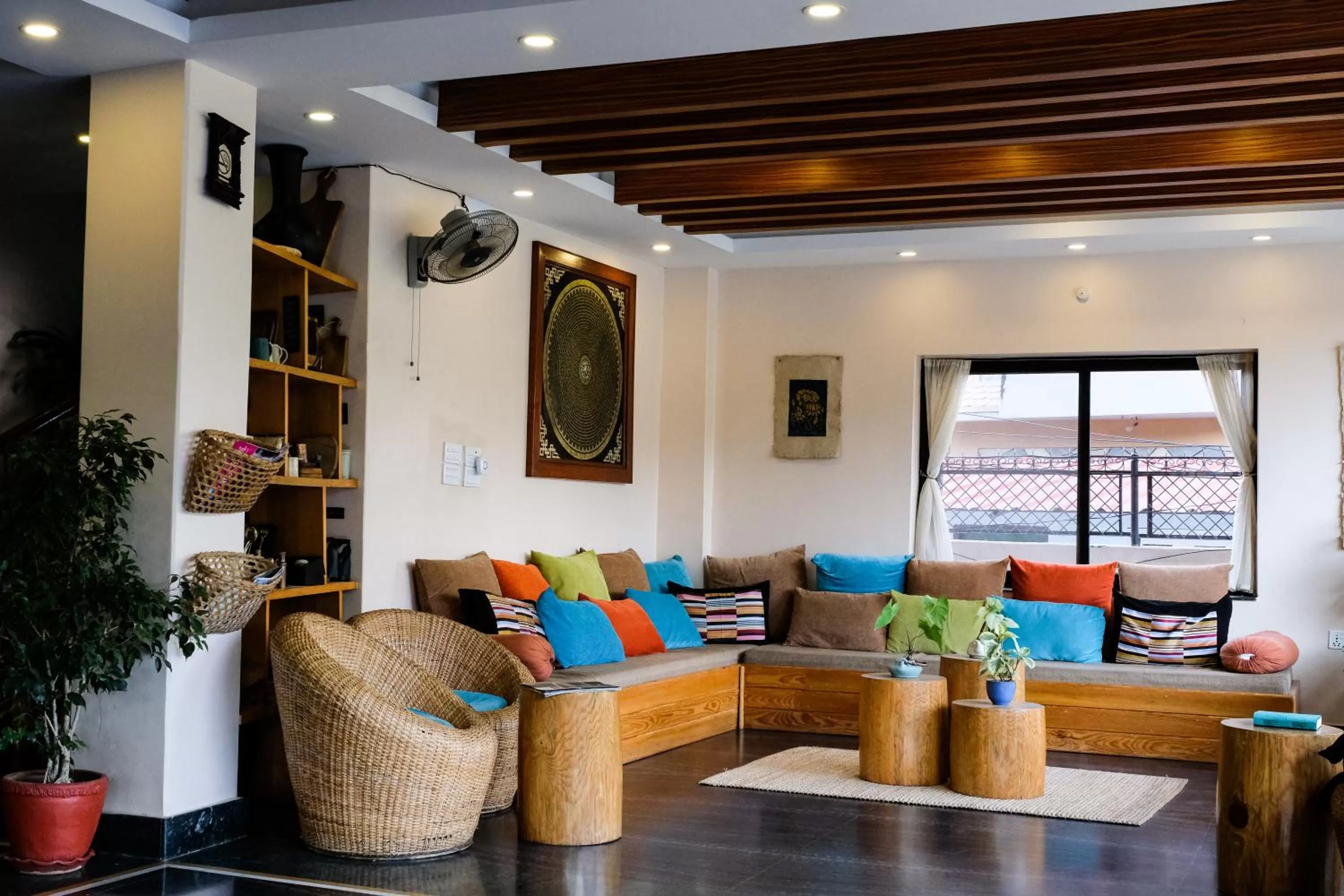 Lobby or reception in Hotel Karuna