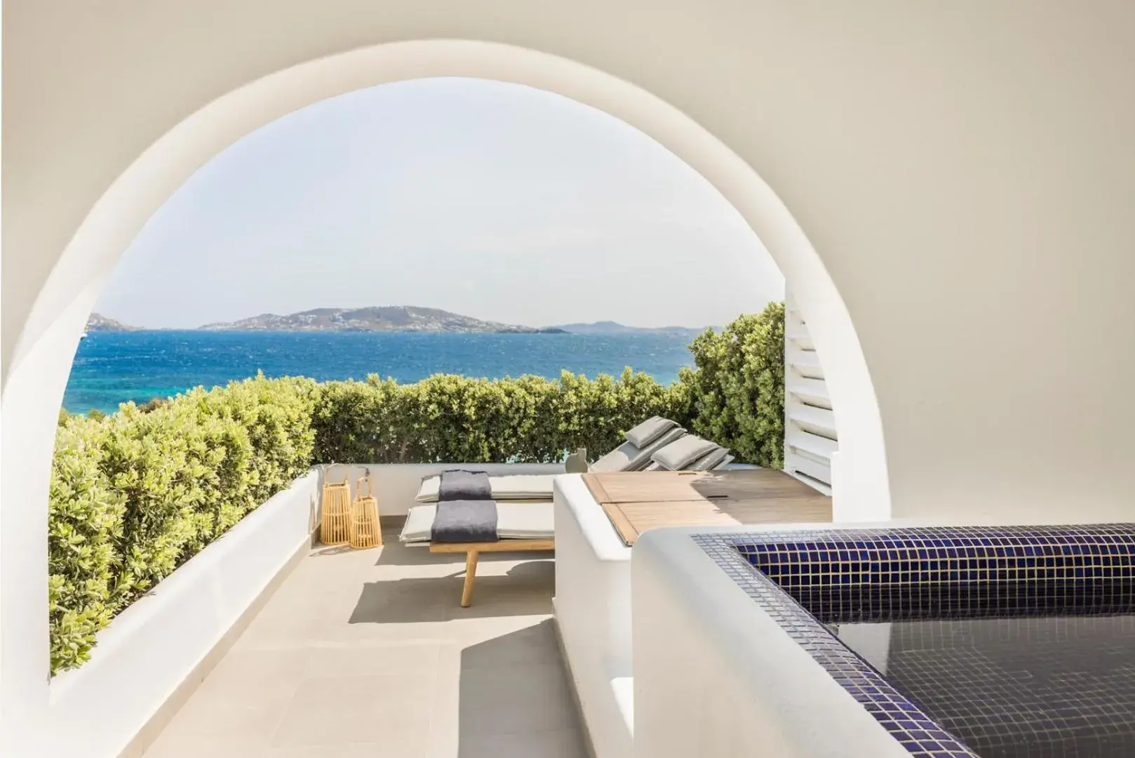 Balcony/Terrace in Grace Mykonos