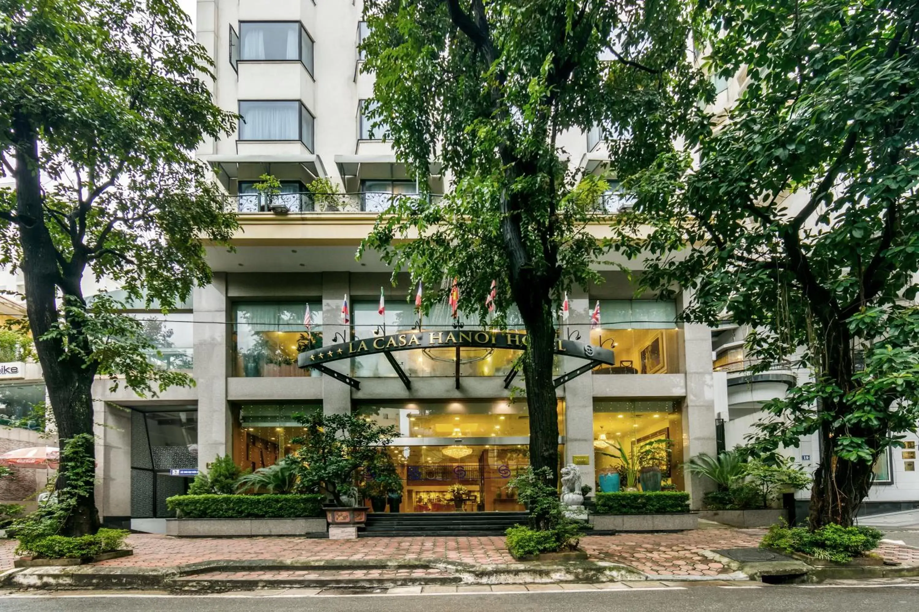 Facade/entrance, Property Building in La Casa Hanoi Hotel