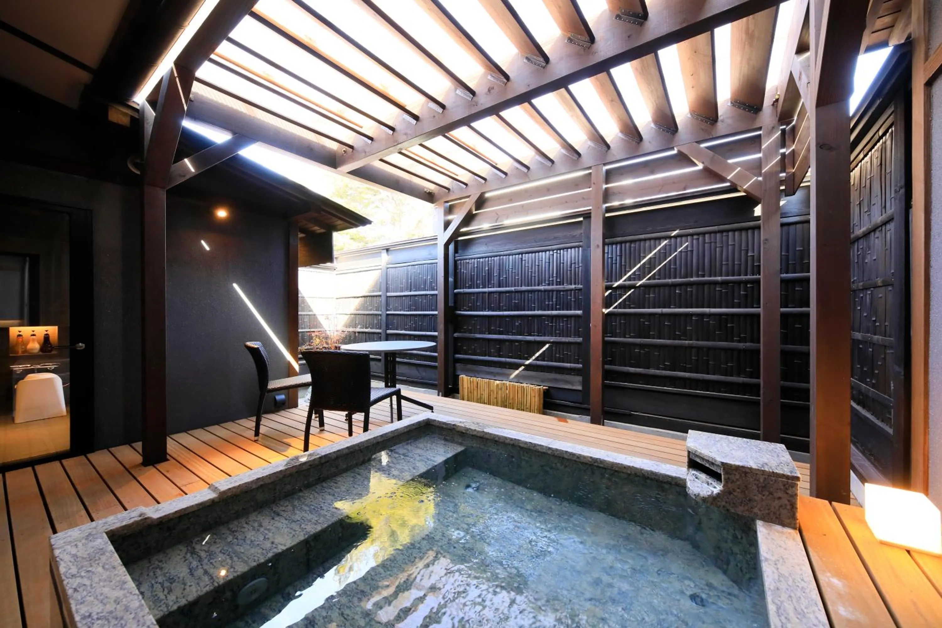 Open Air Bath in Fuji Onsenji Yumedono