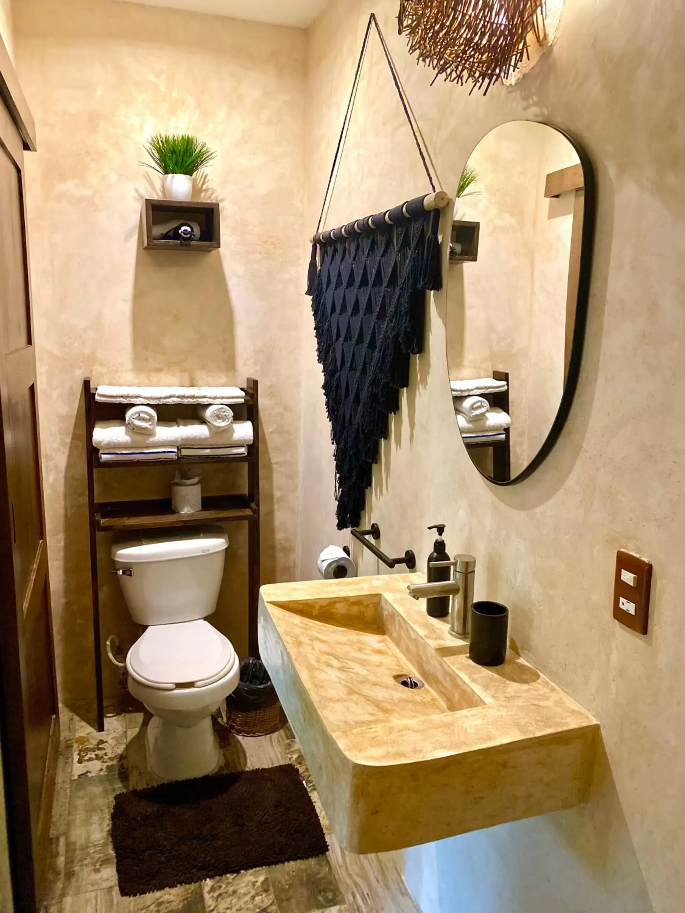 Bathroom in Pacha Tulum Boutique Hotel