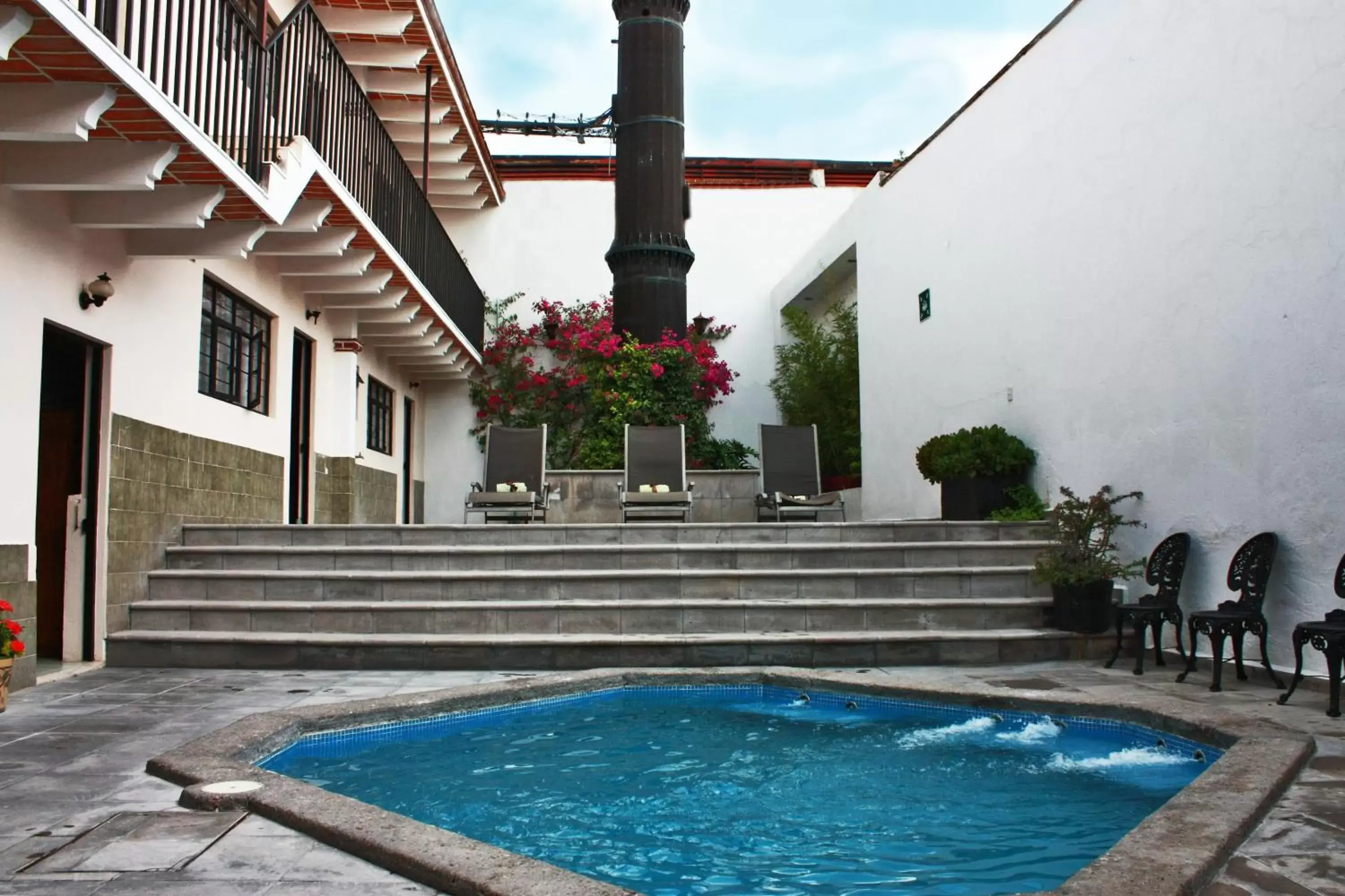 Hot Tub, Swimming Pool in Casa Blanca Tequisquiapan