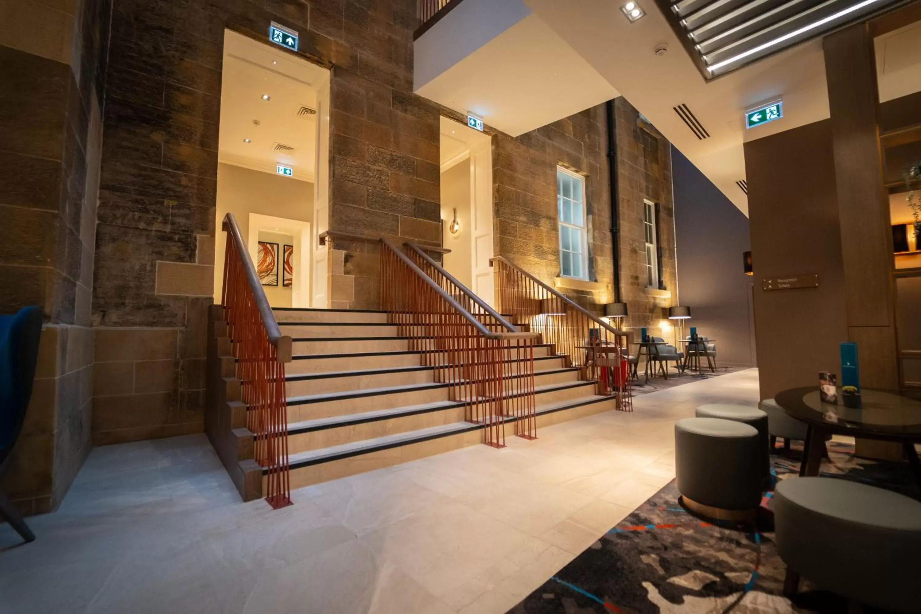 Seating area, Lobby/Reception in Clayton Hotel Glasgow City