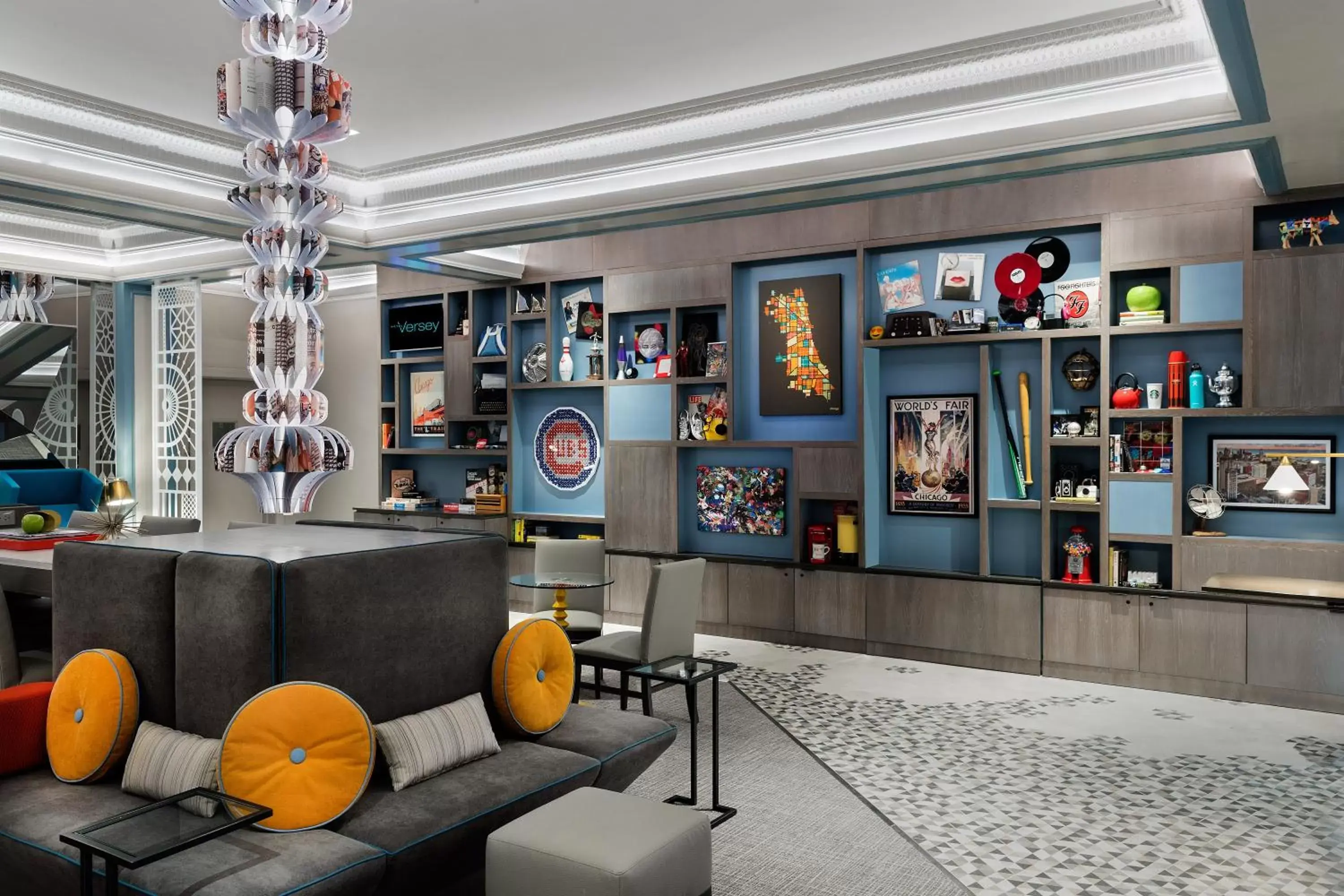 Lobby or reception in Hotel Versey Chicago Lincoln Park Lobby or reception in Hotel Versey Chicago Lincoln Park