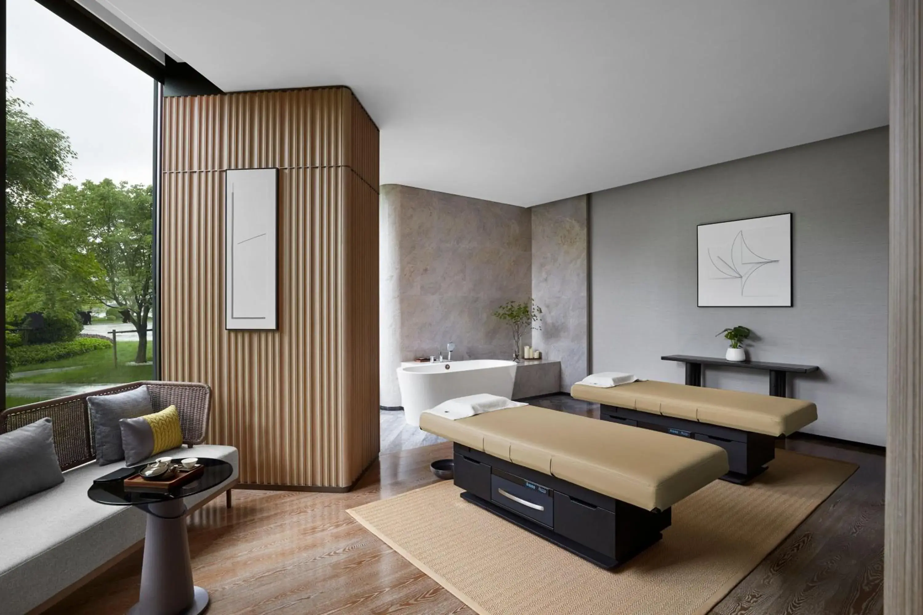 Spa and wellness centre/facilities, Bed in JW Marriott Shanghai Fengxian