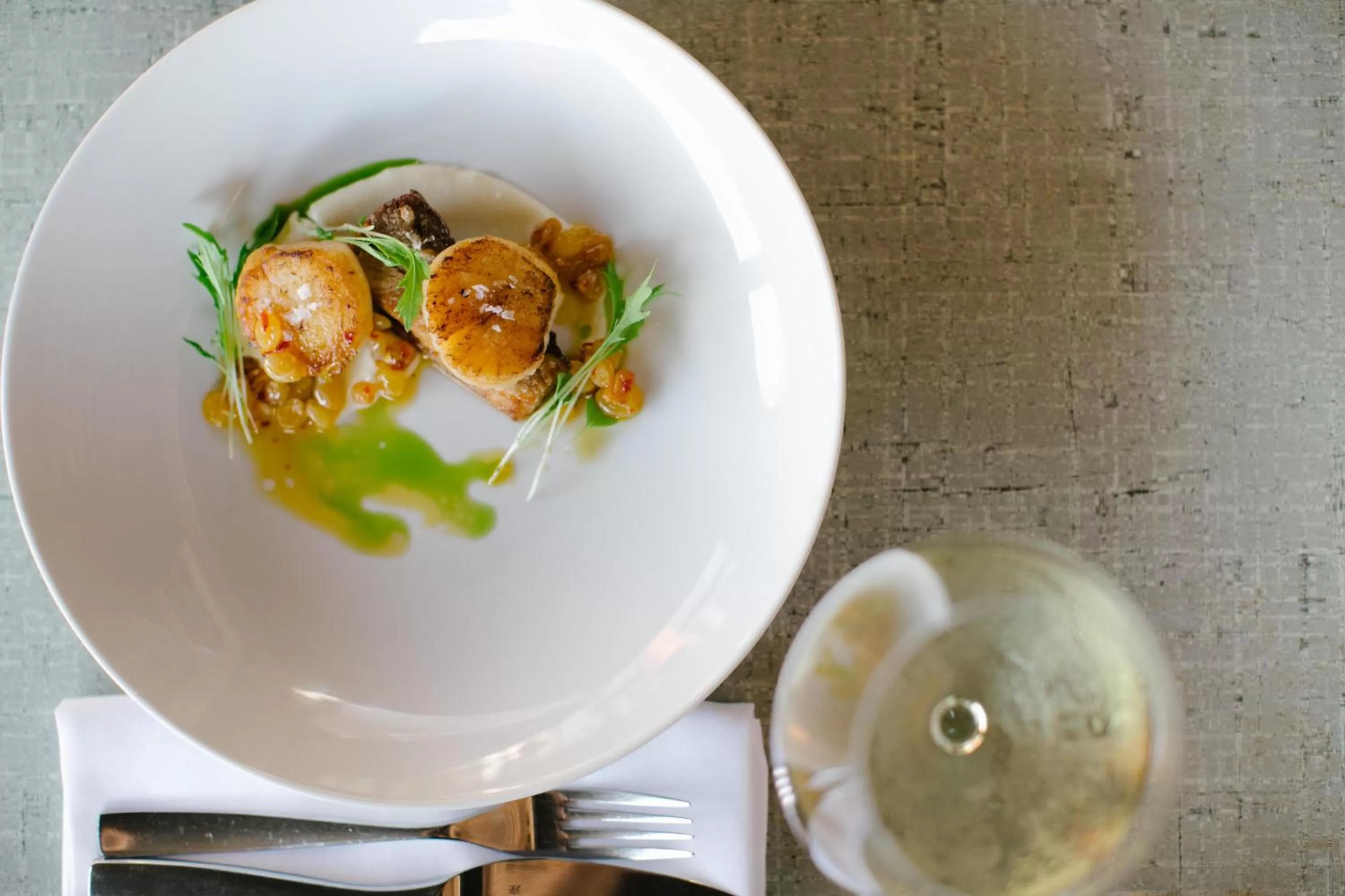 Food close-up in 124 on Queen Hotel & Spa