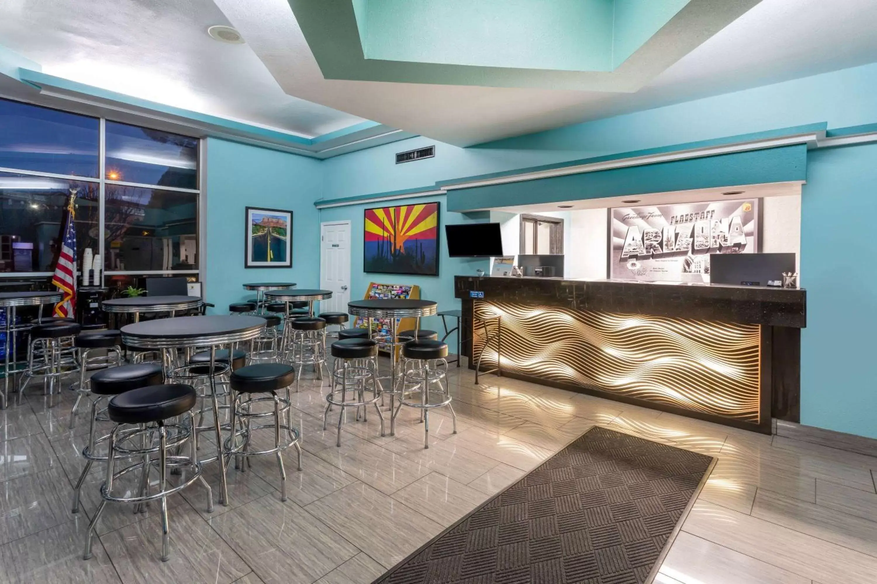 Lobby or reception in Super 8 by Wyndham NAU/Downtown Conference Center Lobby or reception in Super 8 by Wyndham NAU/Downtown Conference Center