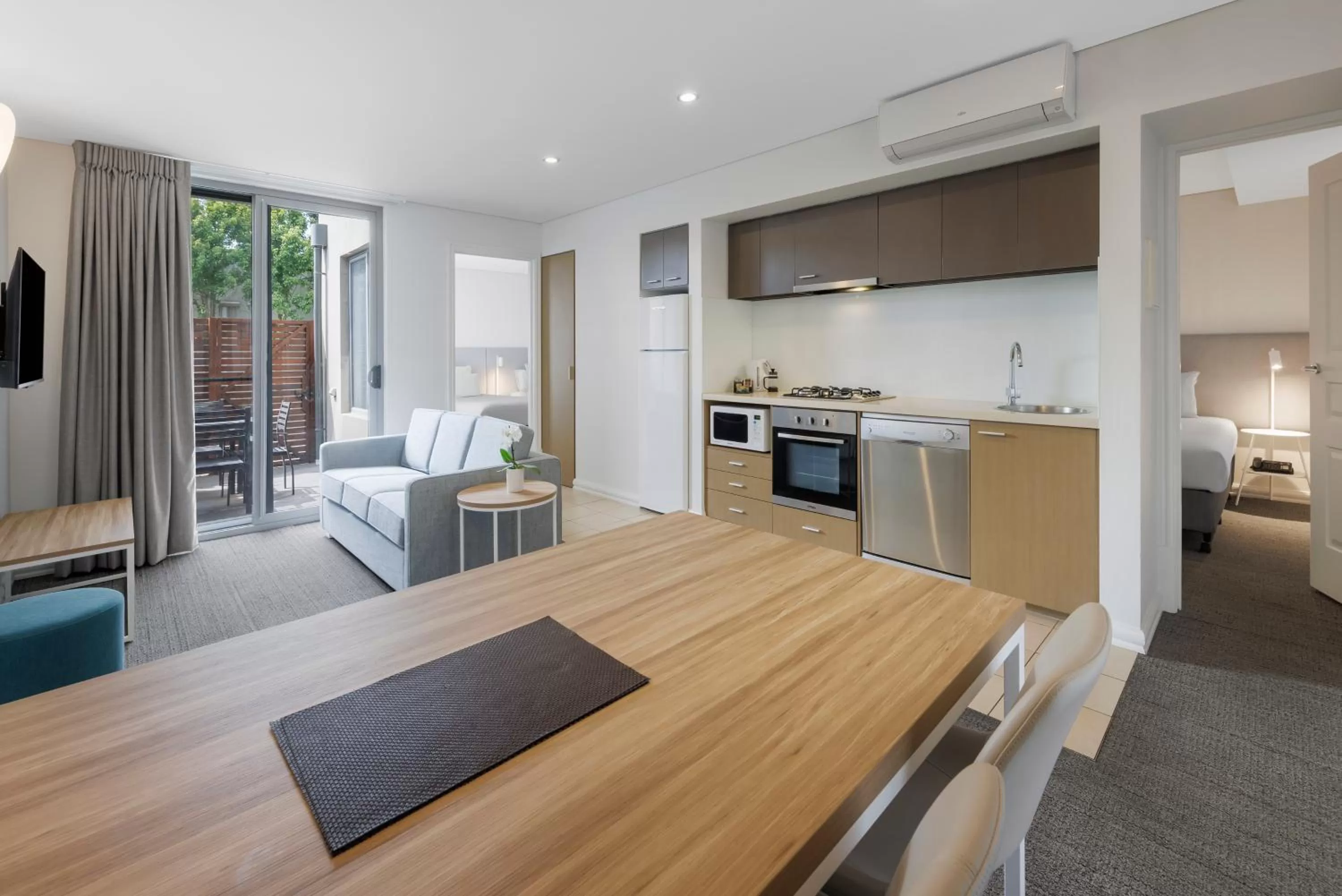 Living room in Quest Portland