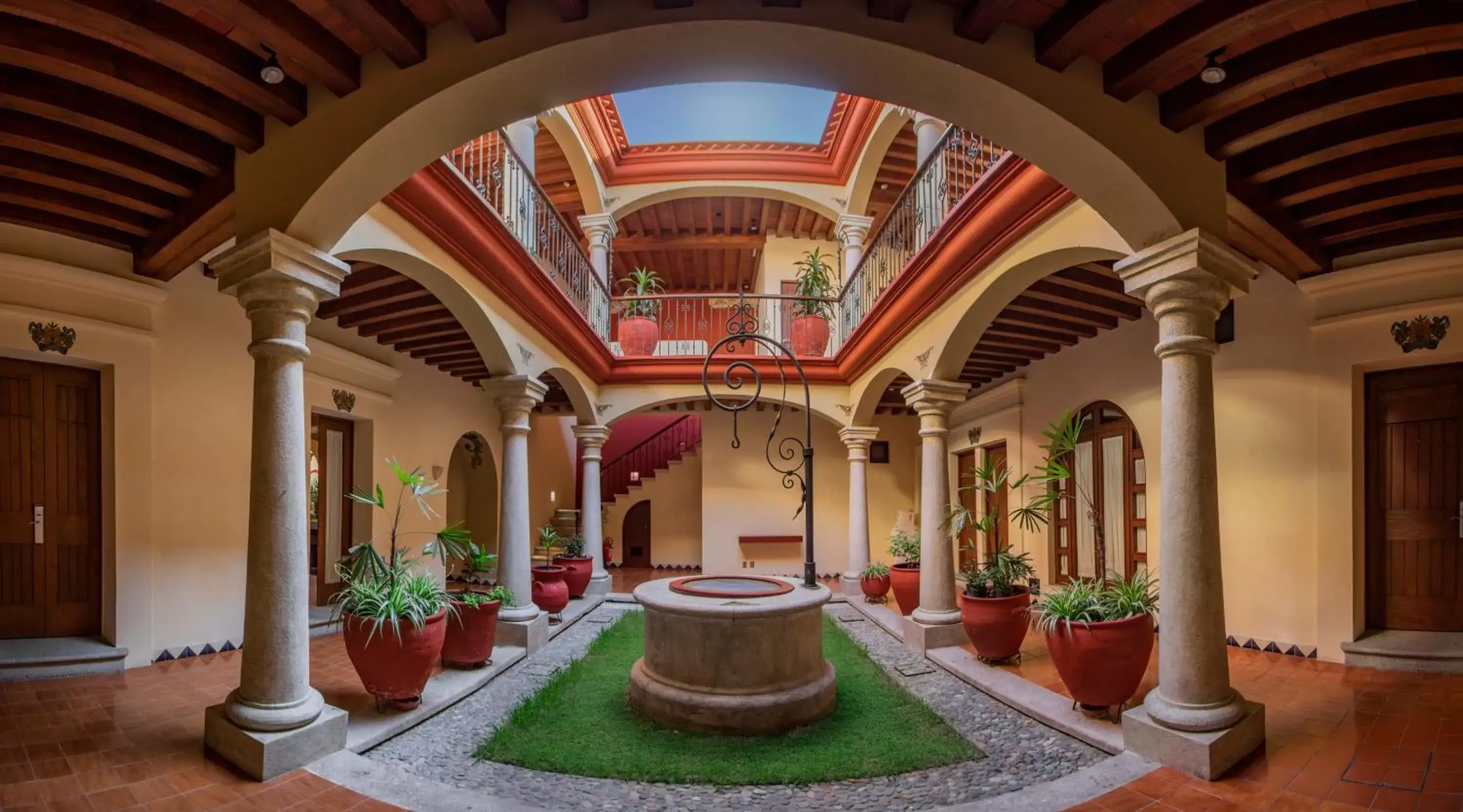 Garden in Hotel Casa Barrocco Oaxaca