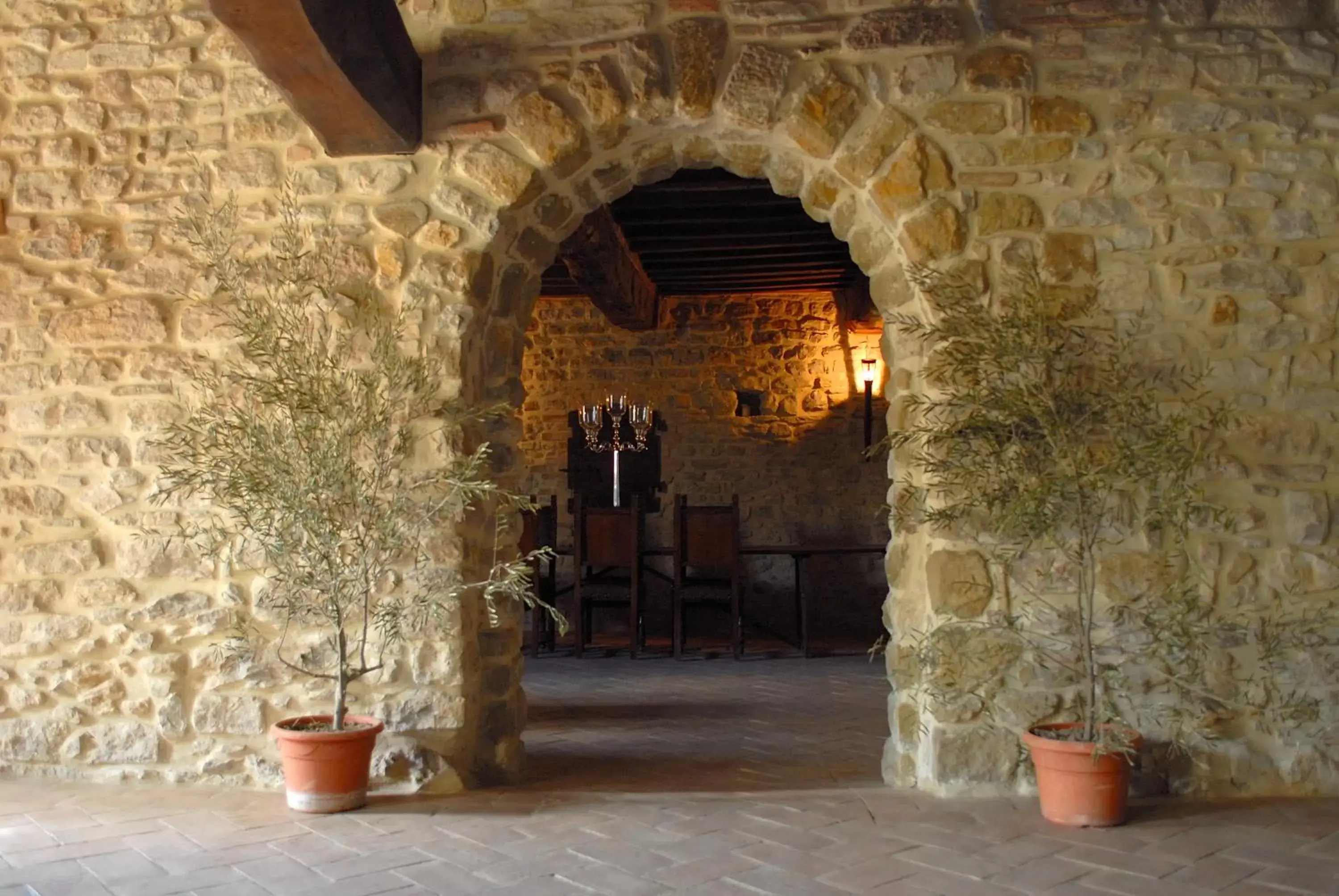 Decorative detail in Castello Di Giomici