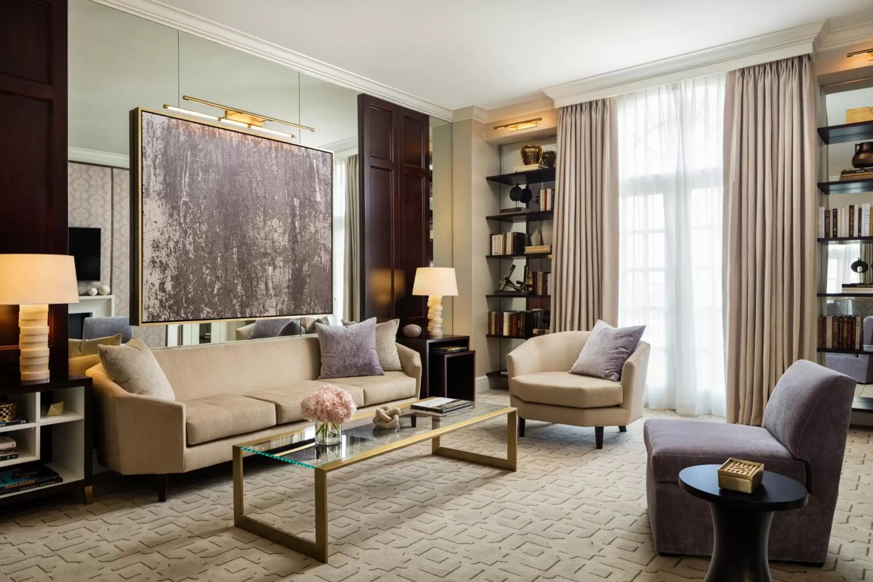 Living room, Seating Area in Rosewood Mansion on Turtle Creek