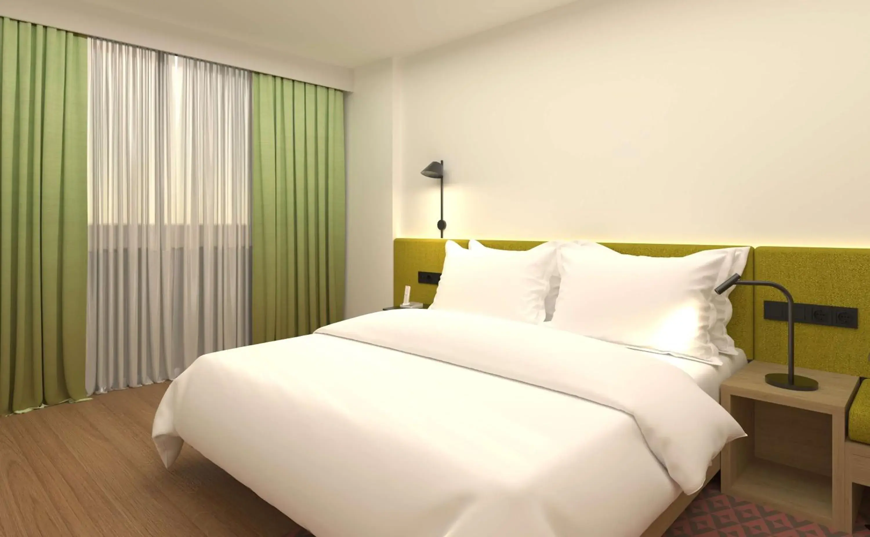 Bed in Hampton By Hilton Istanbul Sirkeci