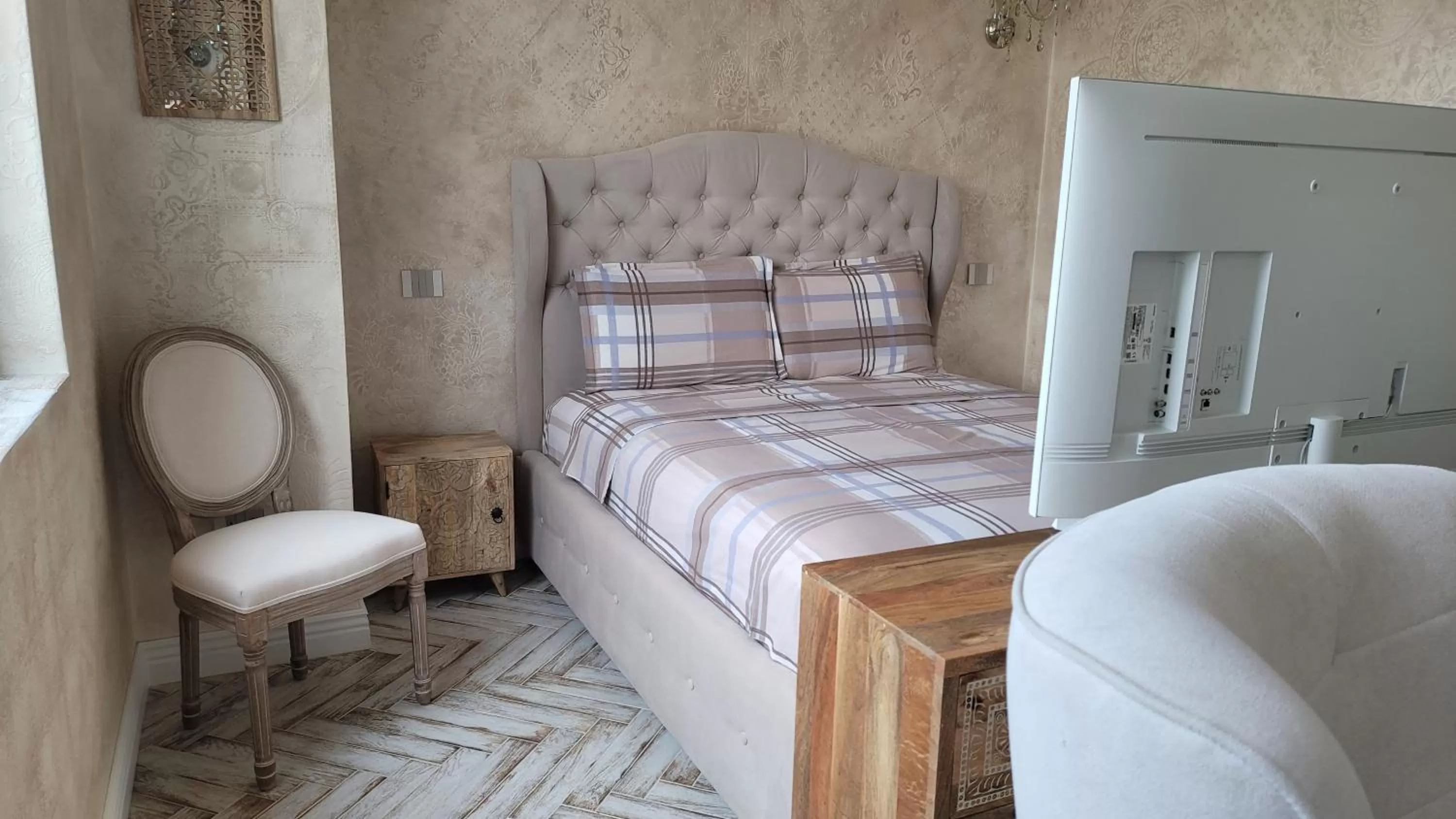 Bed in Terrace Suites Iasi