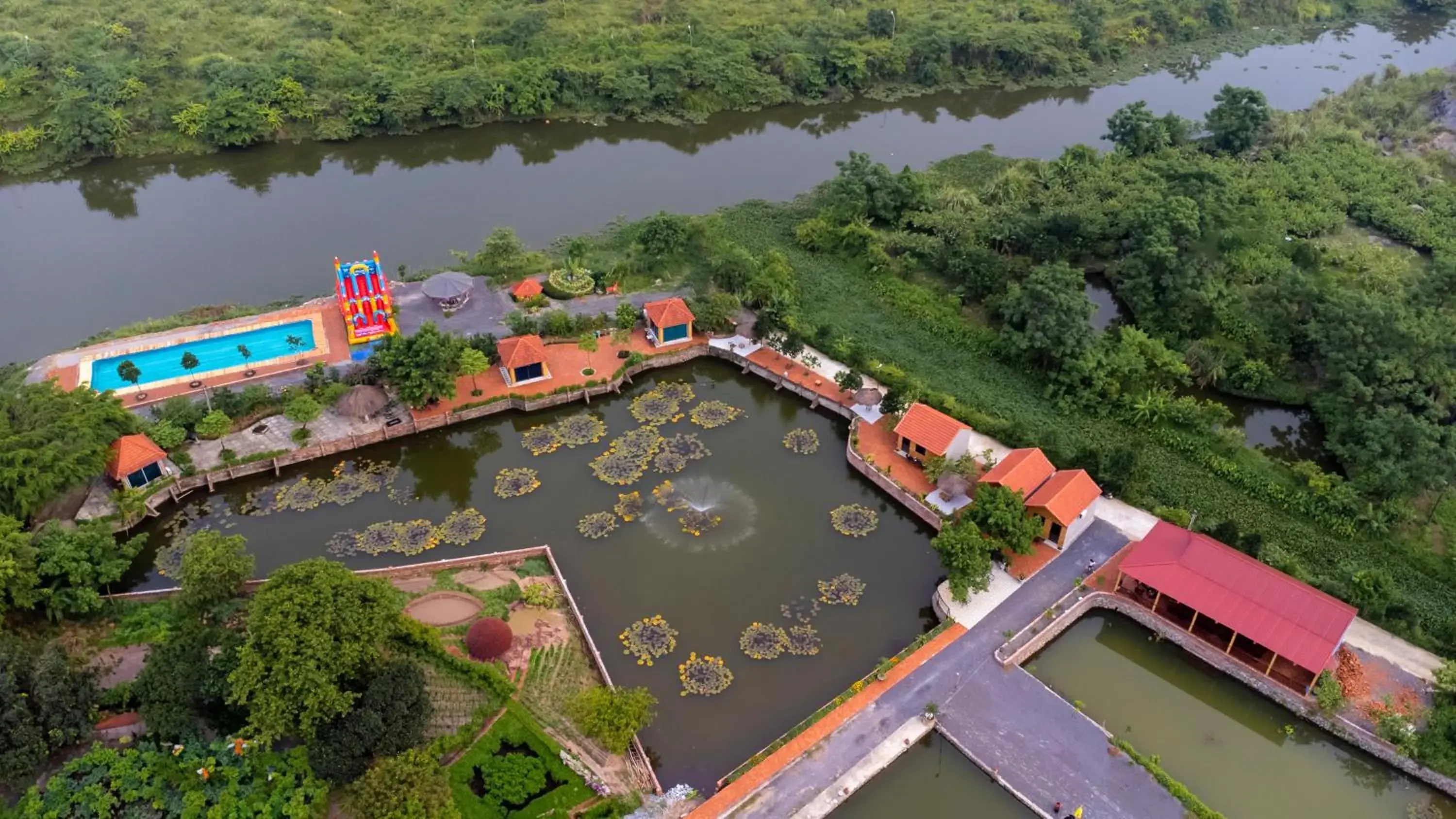 Property building, Bird's-eye View in Tam Coc Cat Luong Homestay