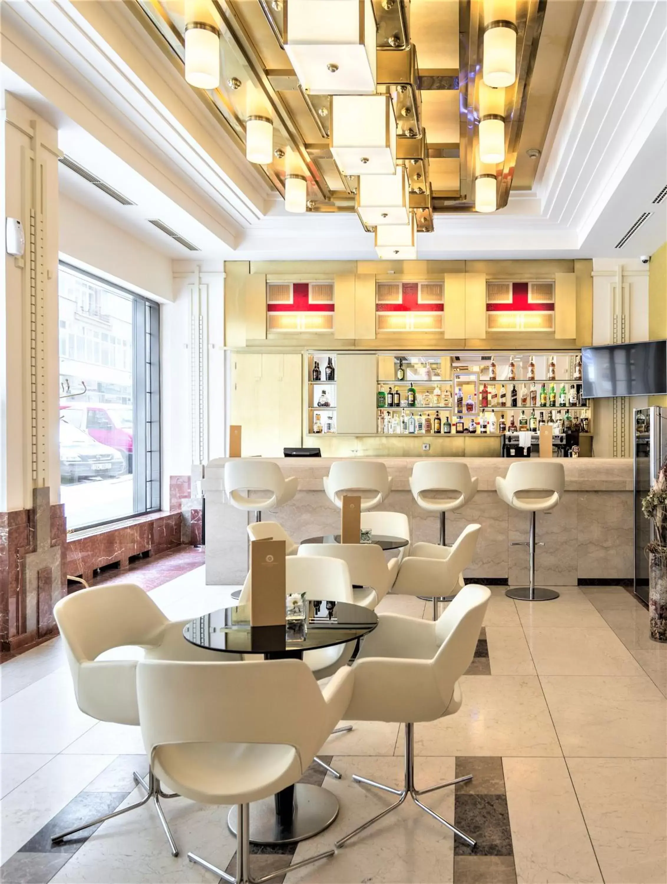 Lounge or bar in Majestic Plaza Hotel Prague