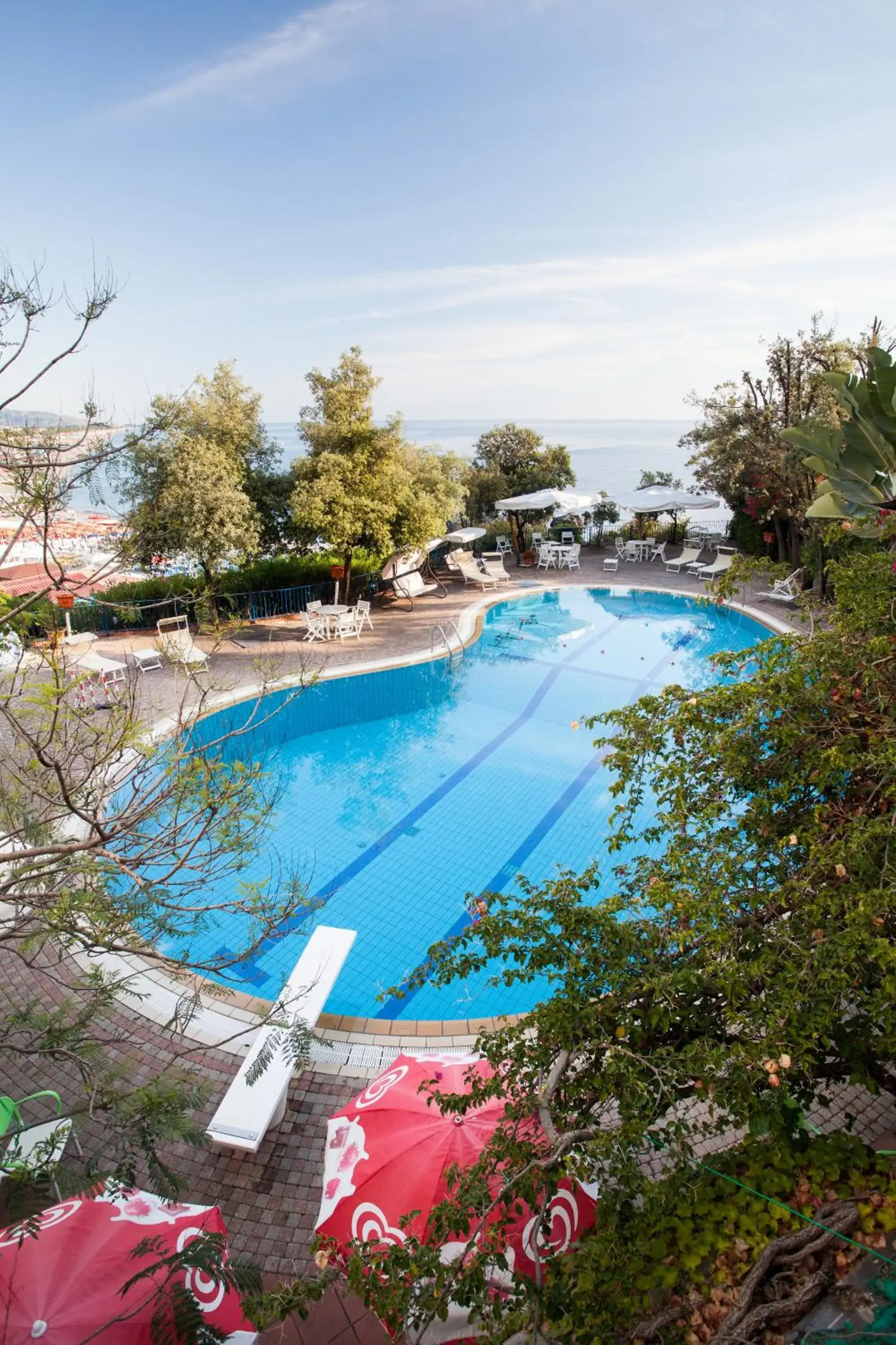 Pool View in Grand Hotel De Rose