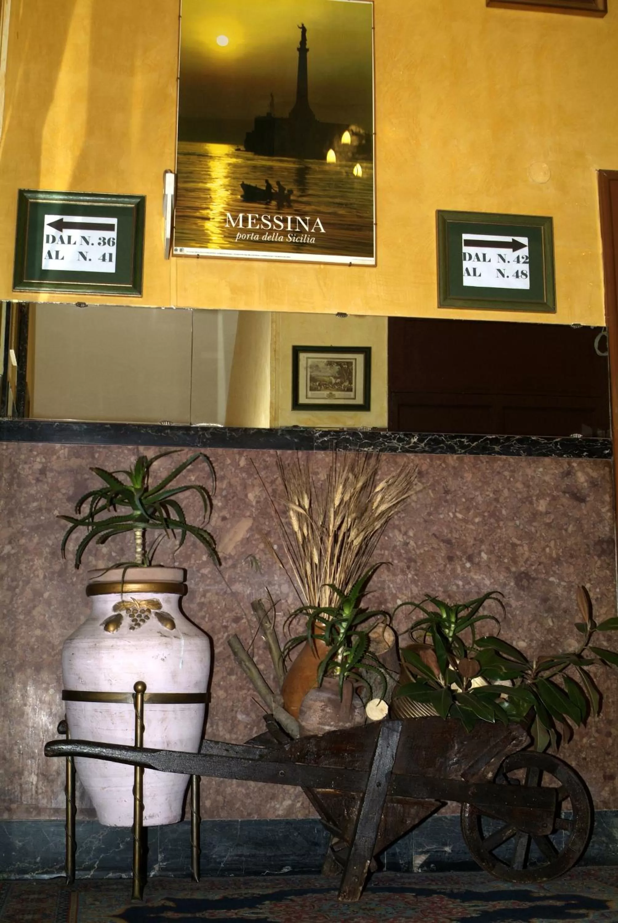 Decorative detail in Hotel Touring