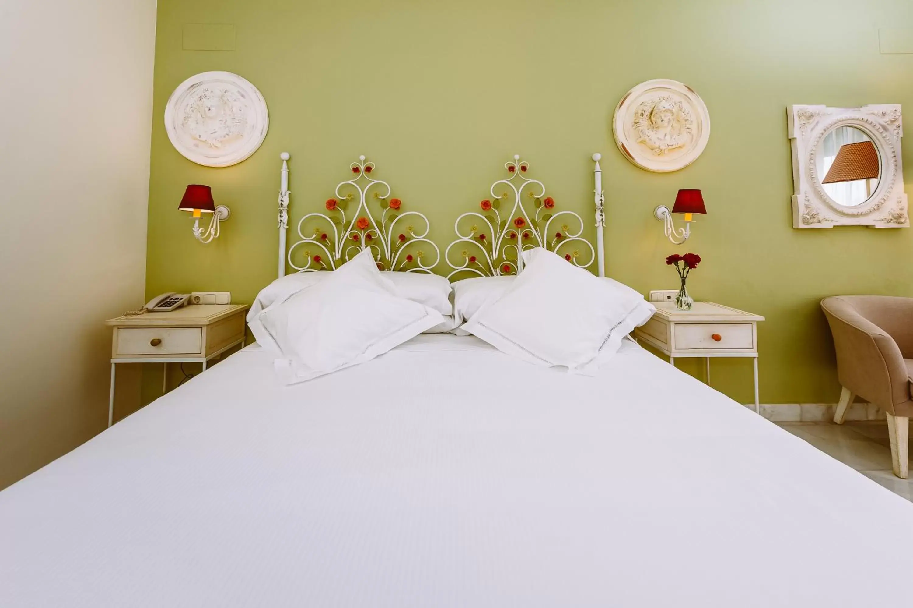 Bed in Basic Hotel Doña Manuela Bed in Basic Hotel Doña Manuela