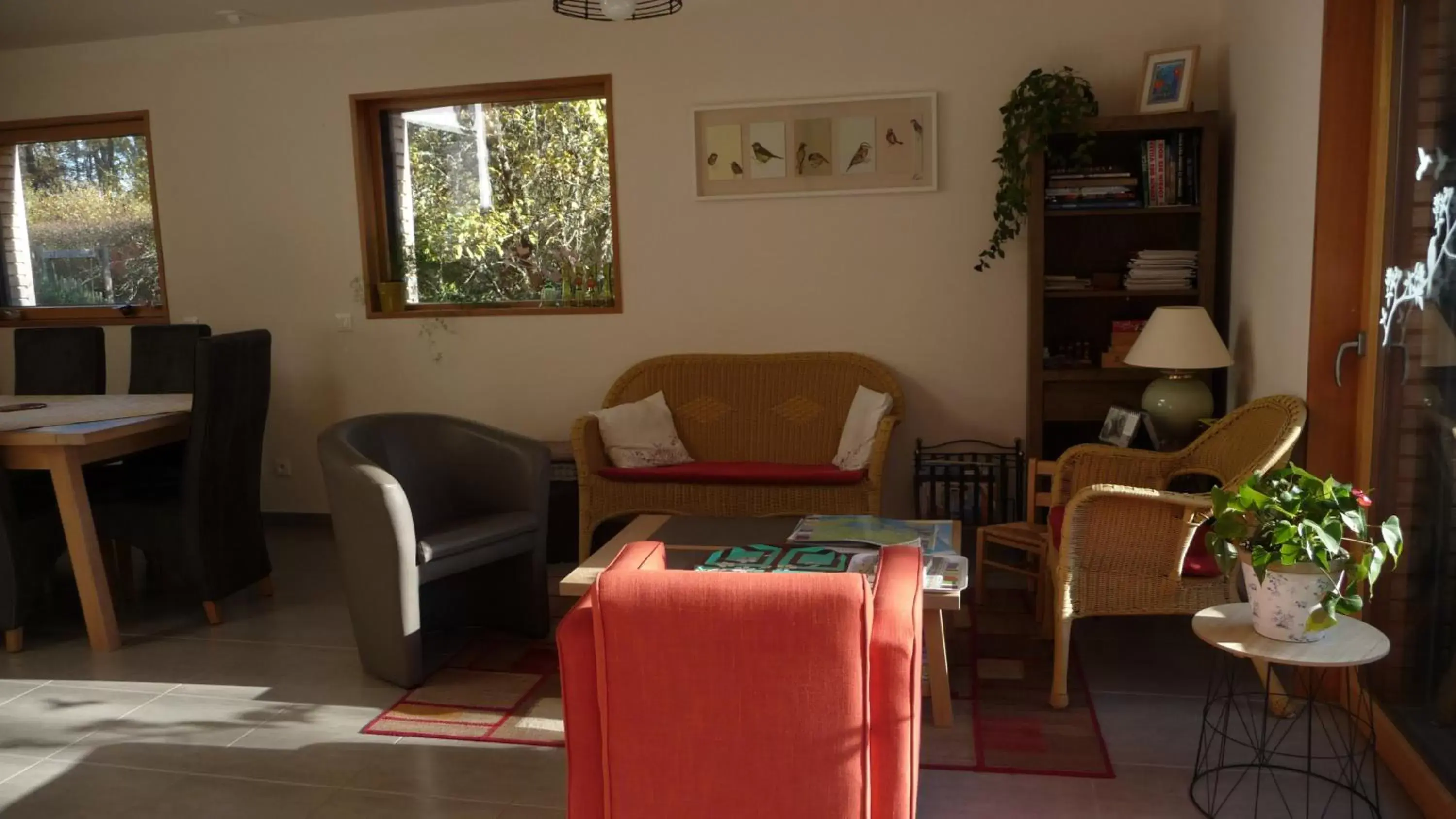 Living room, Seating Area in Le Jardin aux Oiseaux