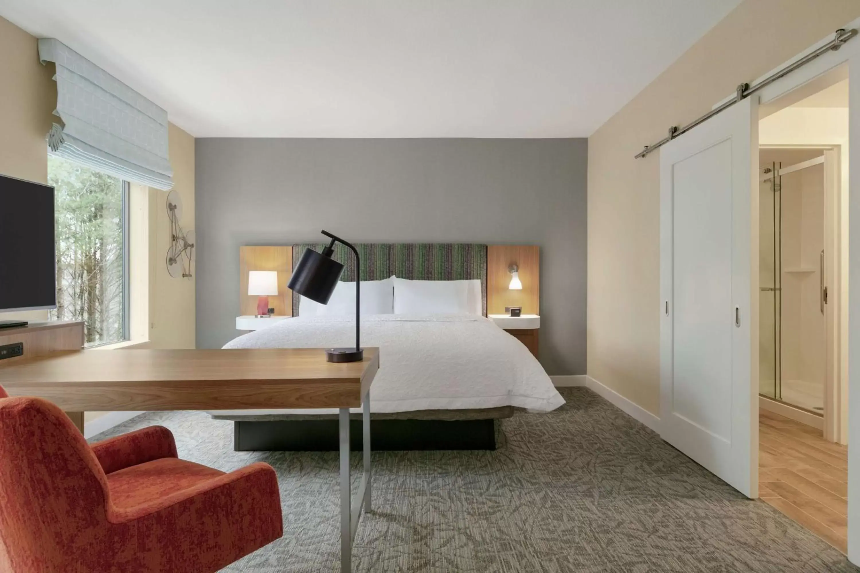 Bedroom, Bed in Hampton Inn And Suites By Hilton Johns Creek