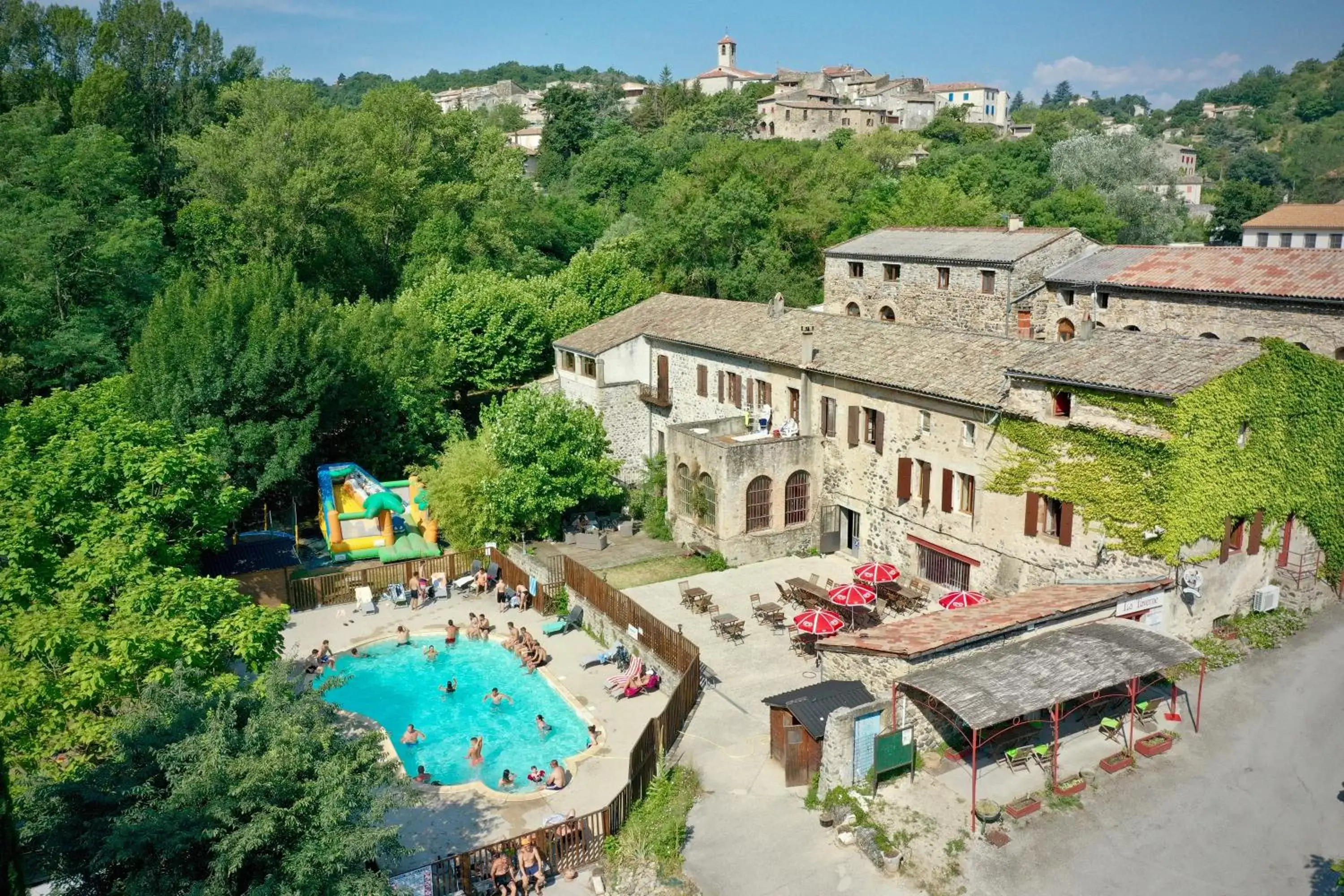 Bird's eye view, Bird's-eye View in Le Moulin D'onclaire Camping et chambres d'hôtes