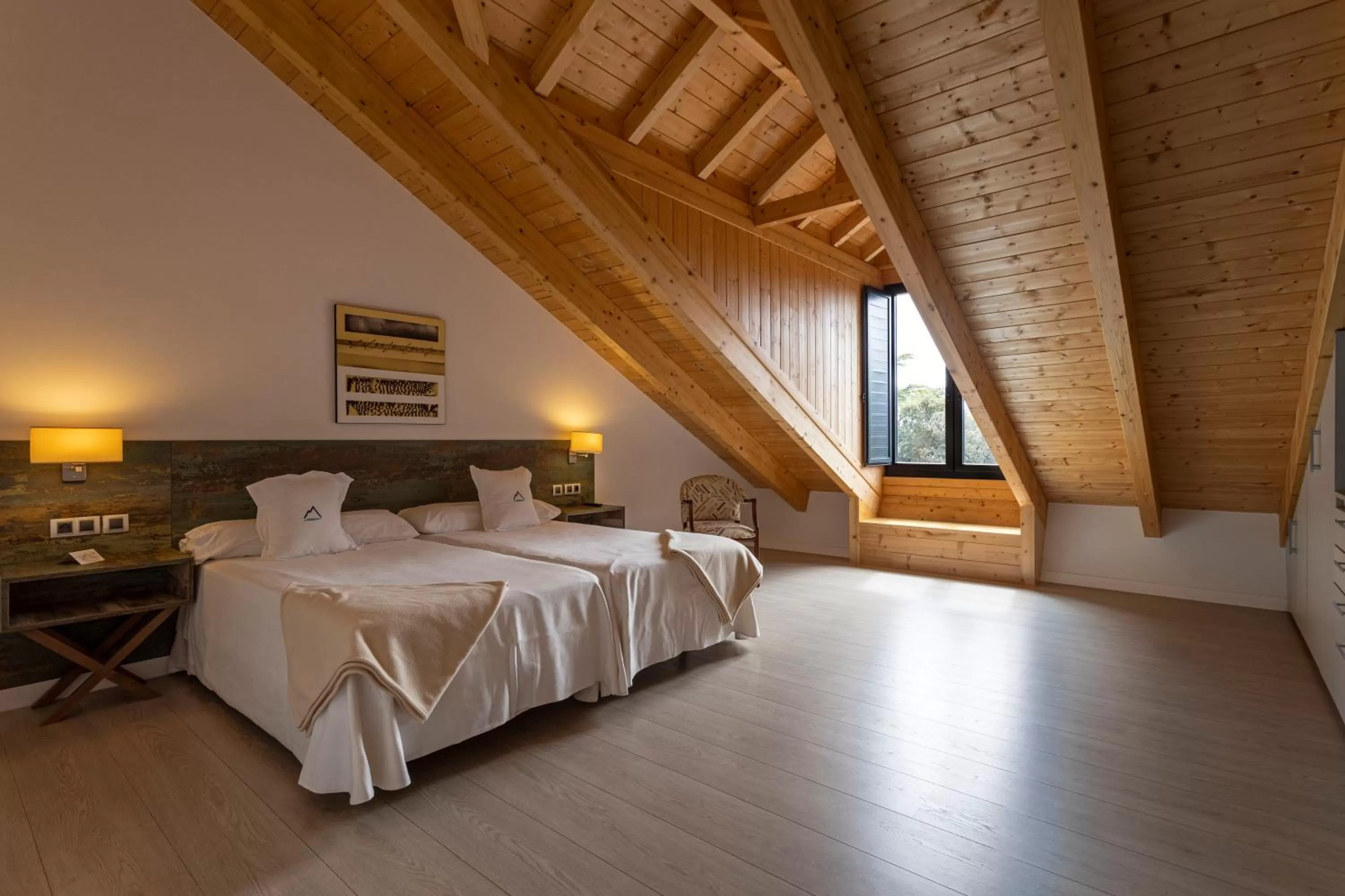 Bed in The Rock Suites & Spa