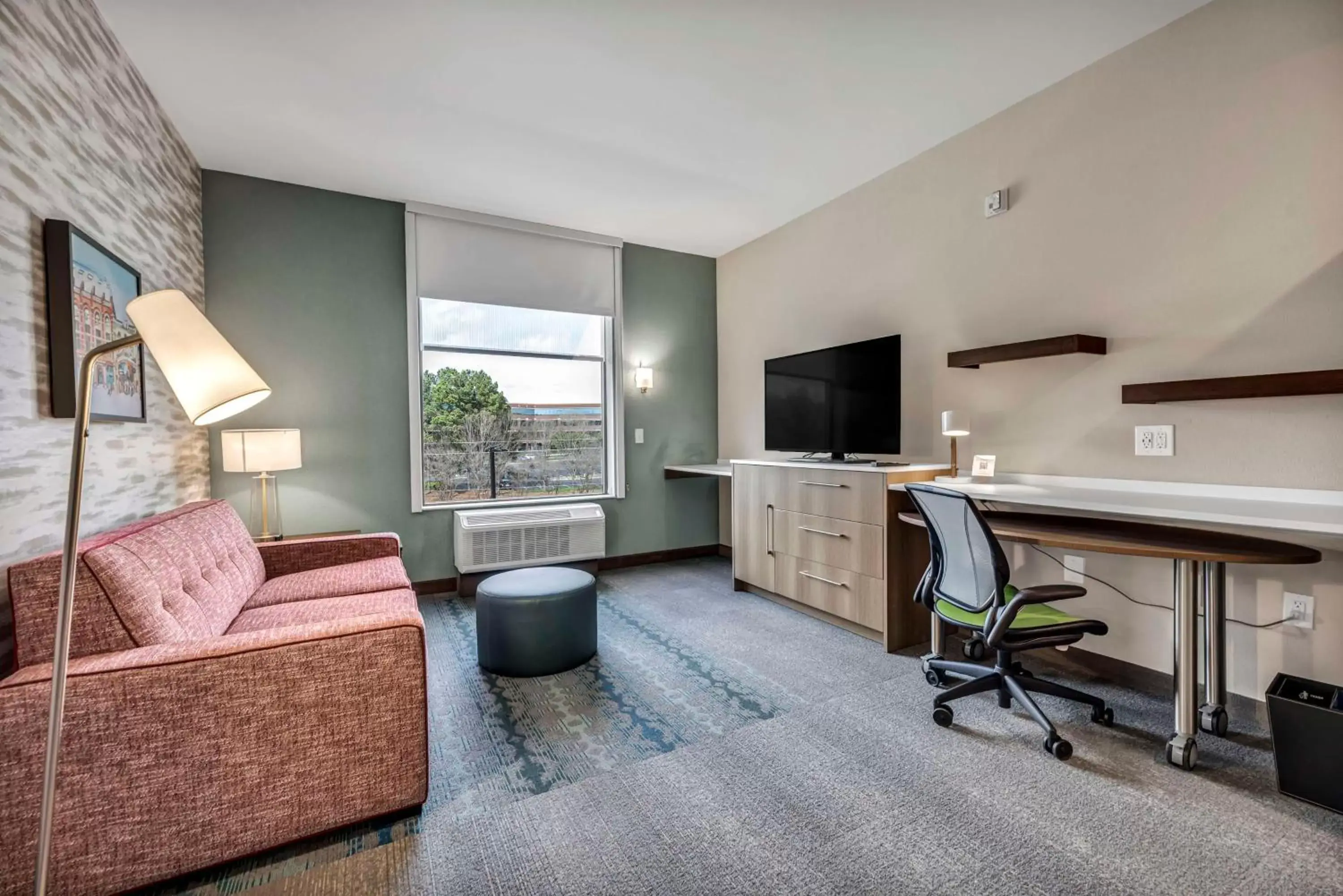 Photo of the whole room in Home2 Suites By Hilton Raleigh State Arena Photo of the whole room in Home2 Suites By Hilton Raleigh State Arena