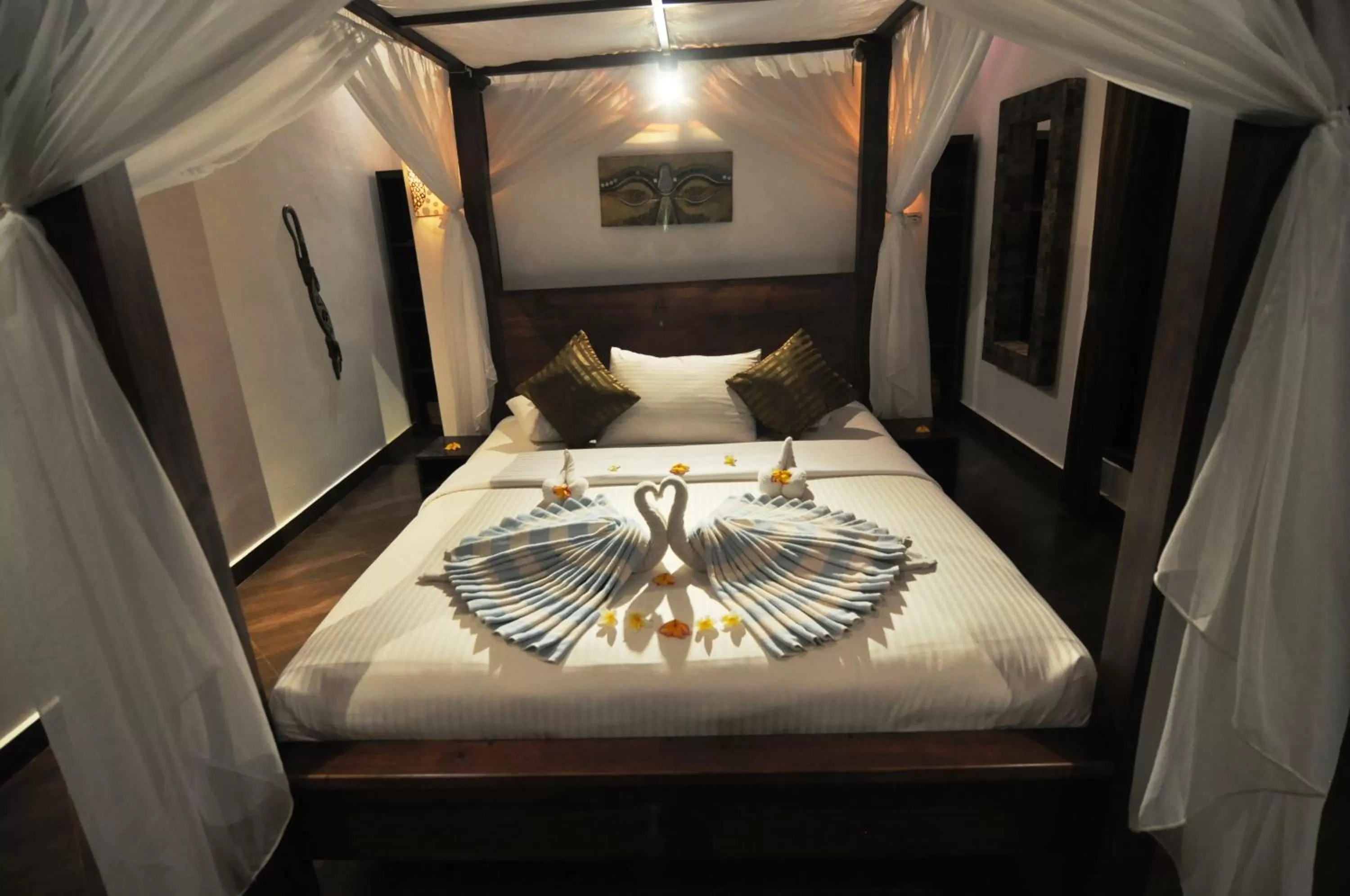 Photo of the whole room, Bed in Puri Mangga Sea View Resort and Spa