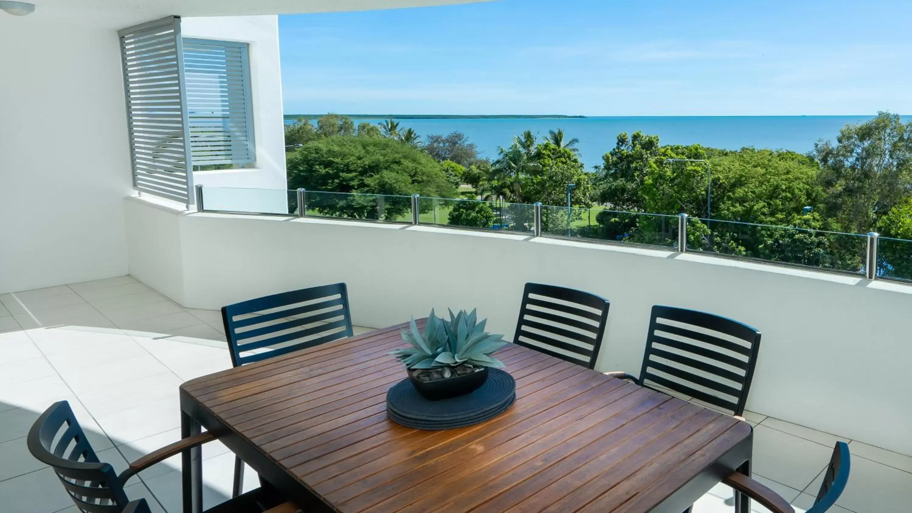 Balcony/Terrace in Waters Edge Apartment Cairns