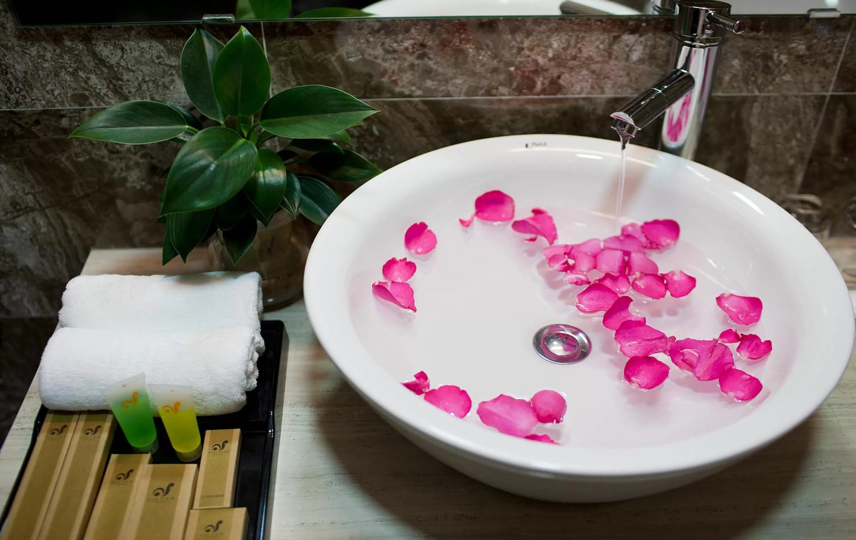 Shower in Victor Hanoi Hotel