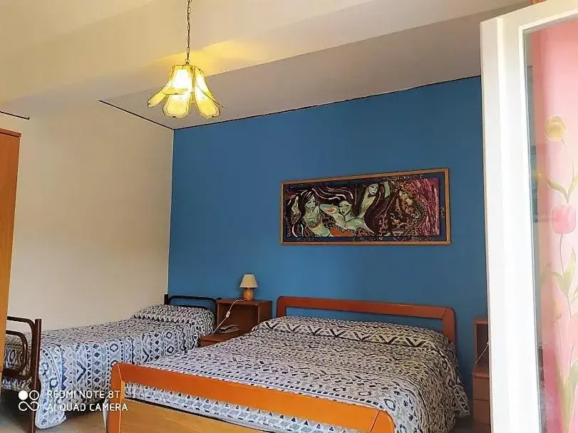 Bed in Hotel Eliseo Bed in Hotel Eliseo