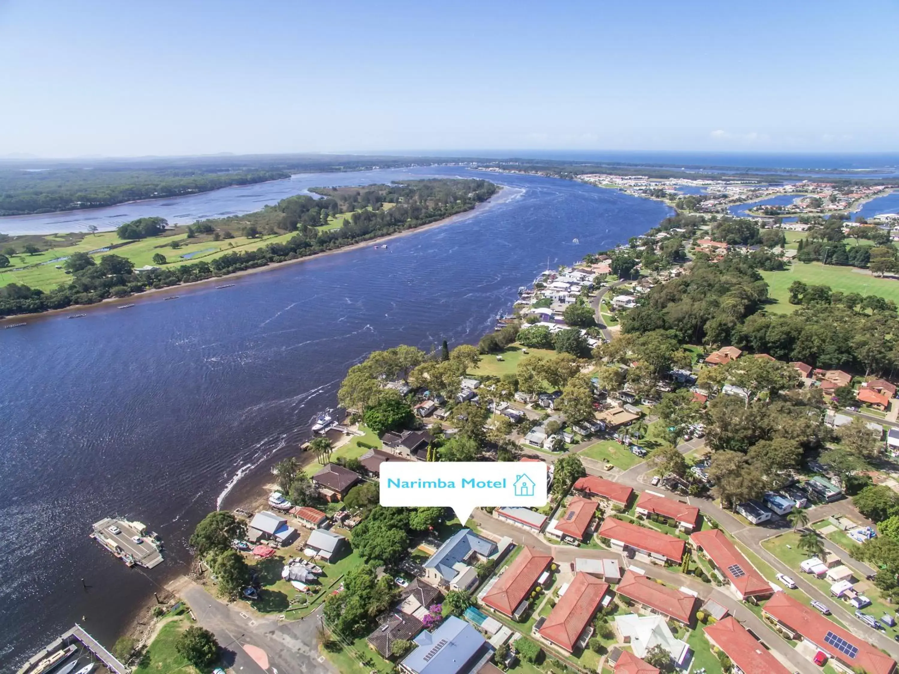 Nearby landmark, Bird's-eye View in Narimba Motel