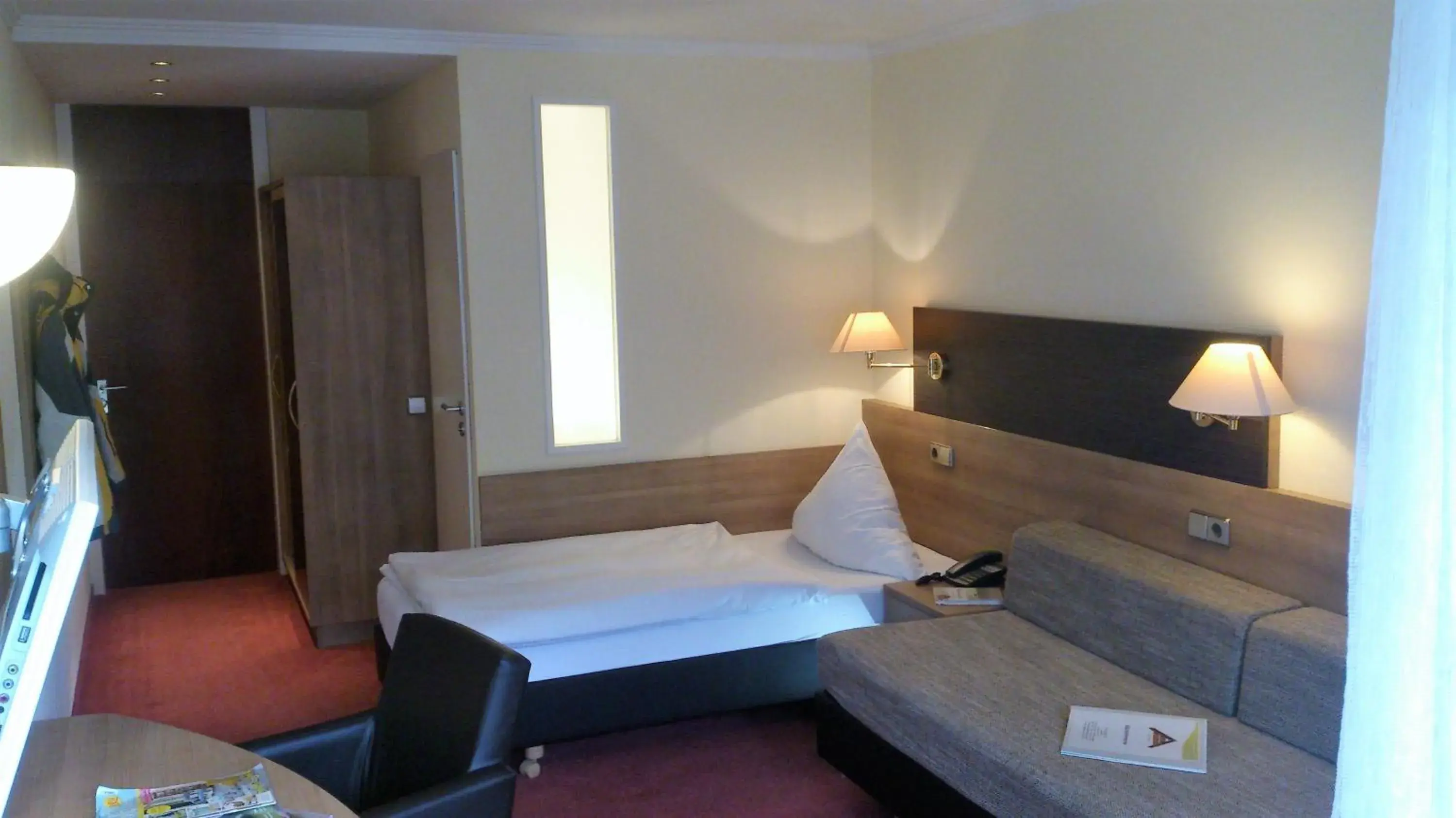 Photo of the whole room, Bed in Hotel Bergfrieden