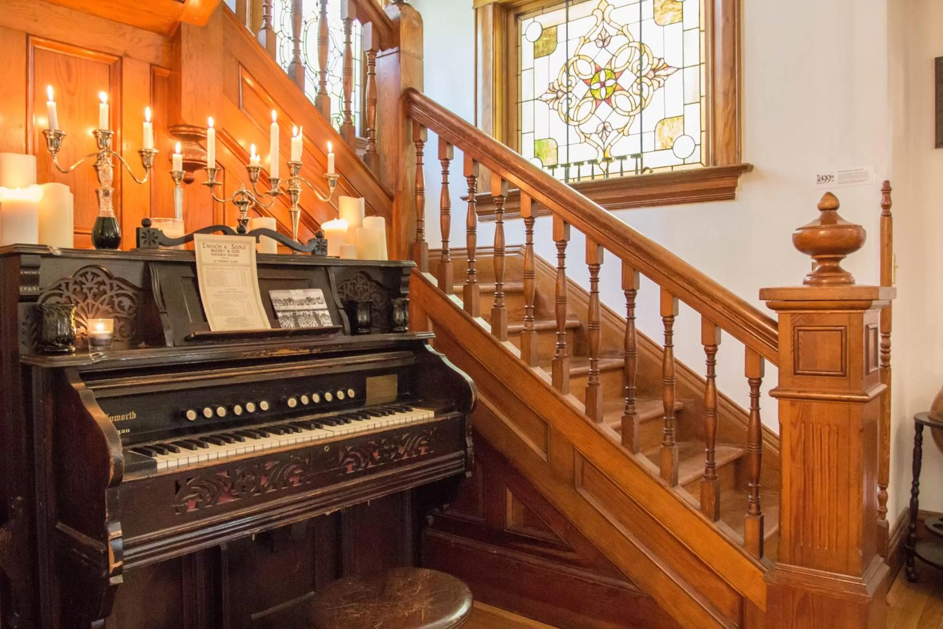 Lobby or reception in 1899 Inn