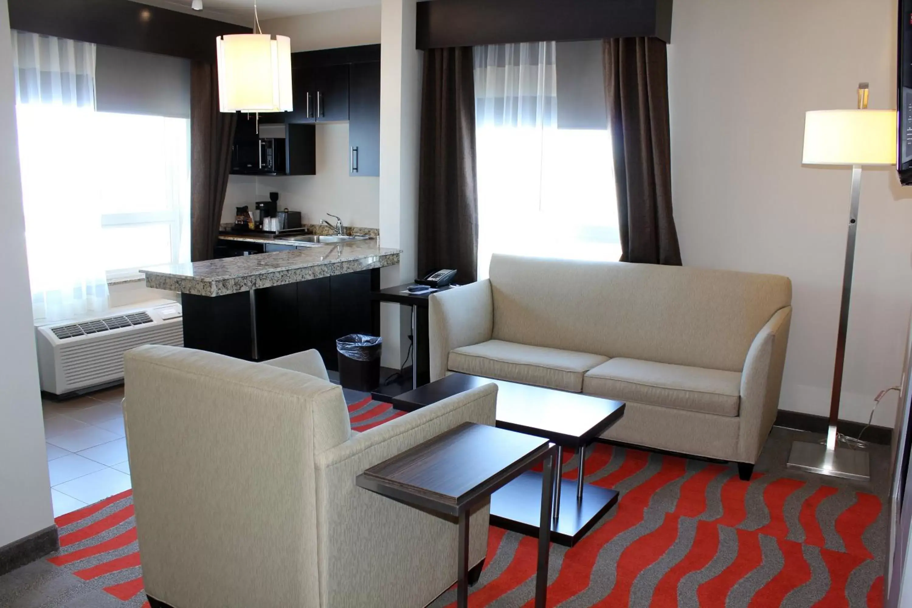 Photo of the whole room, Seating Area in Holiday Inn Express Hotel & Suites Bonnyville, an IHG Hotel