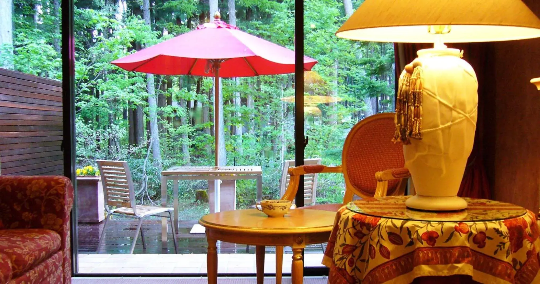 Balcony/Terrace, Seating Area in Hakuba Resort Hotel La Neige Higashikan