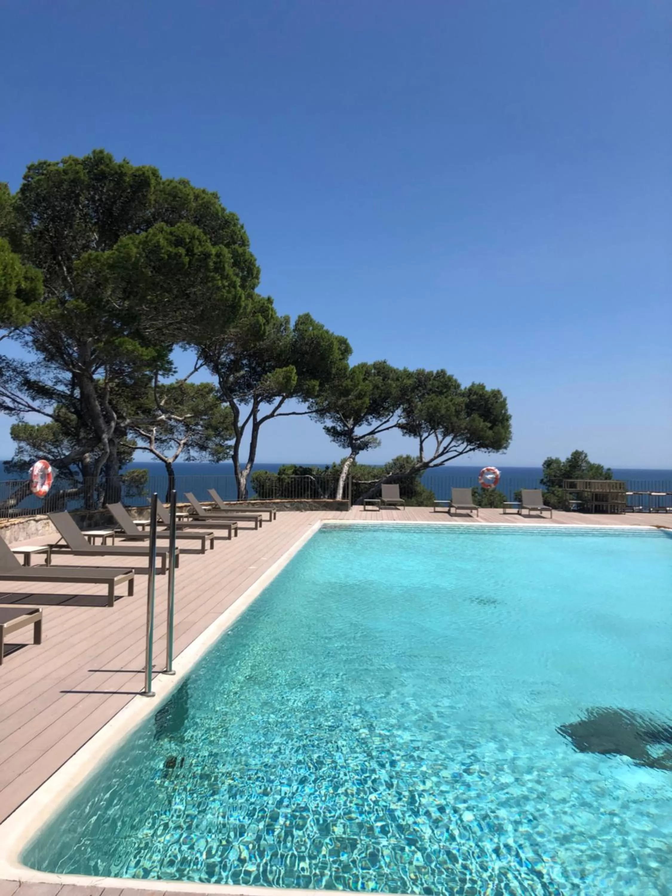 Swimming pool in Parador de Aiguablava