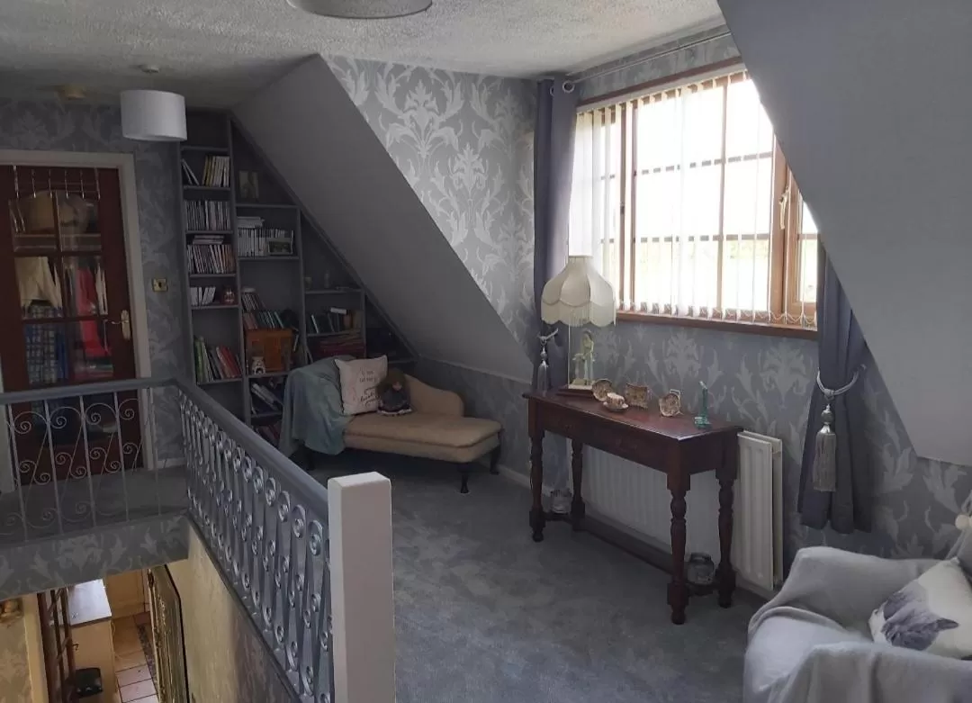 Seating area in Drumhirk House