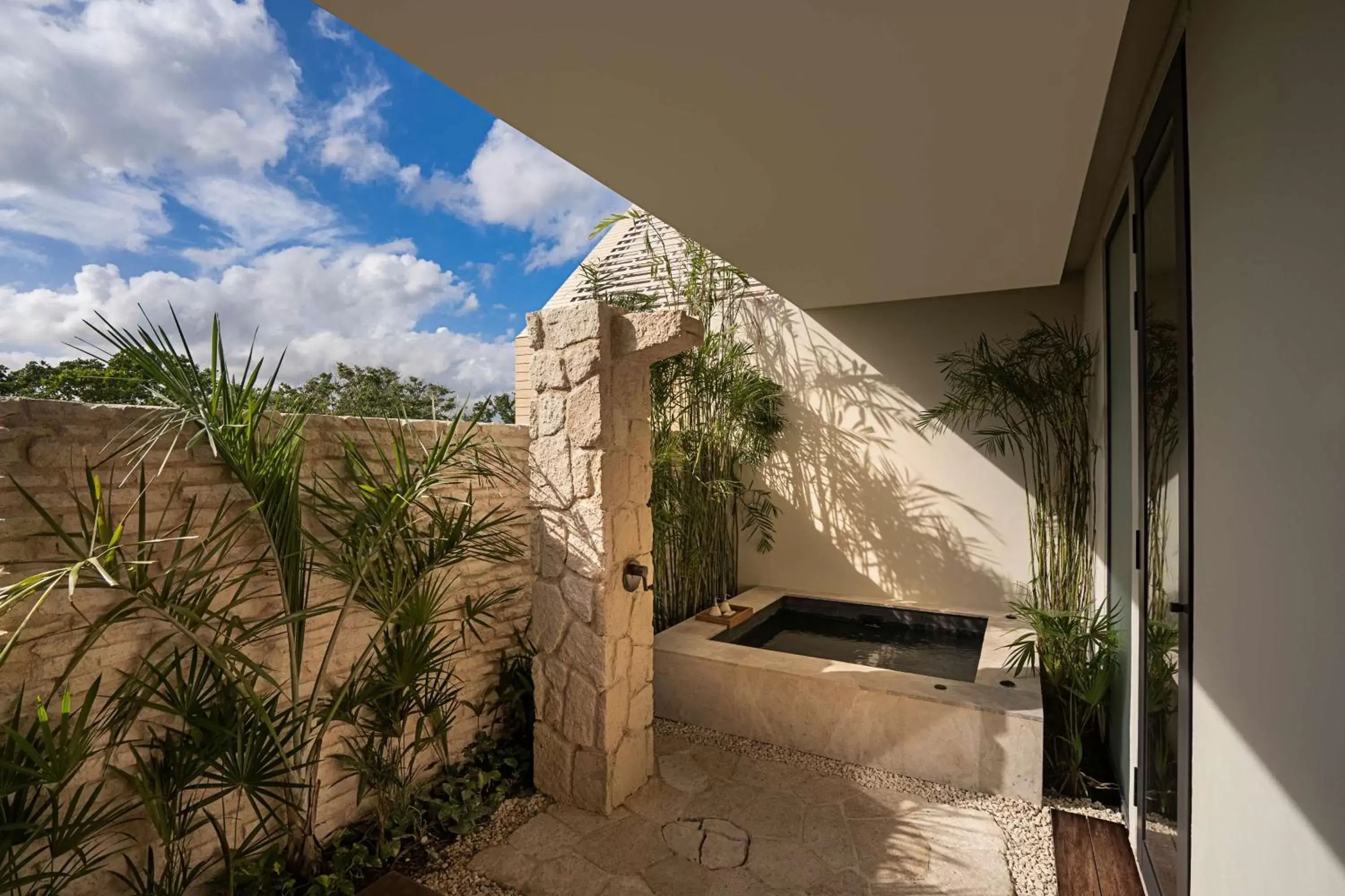 Bathroom in Banyan Tree Mayakoba