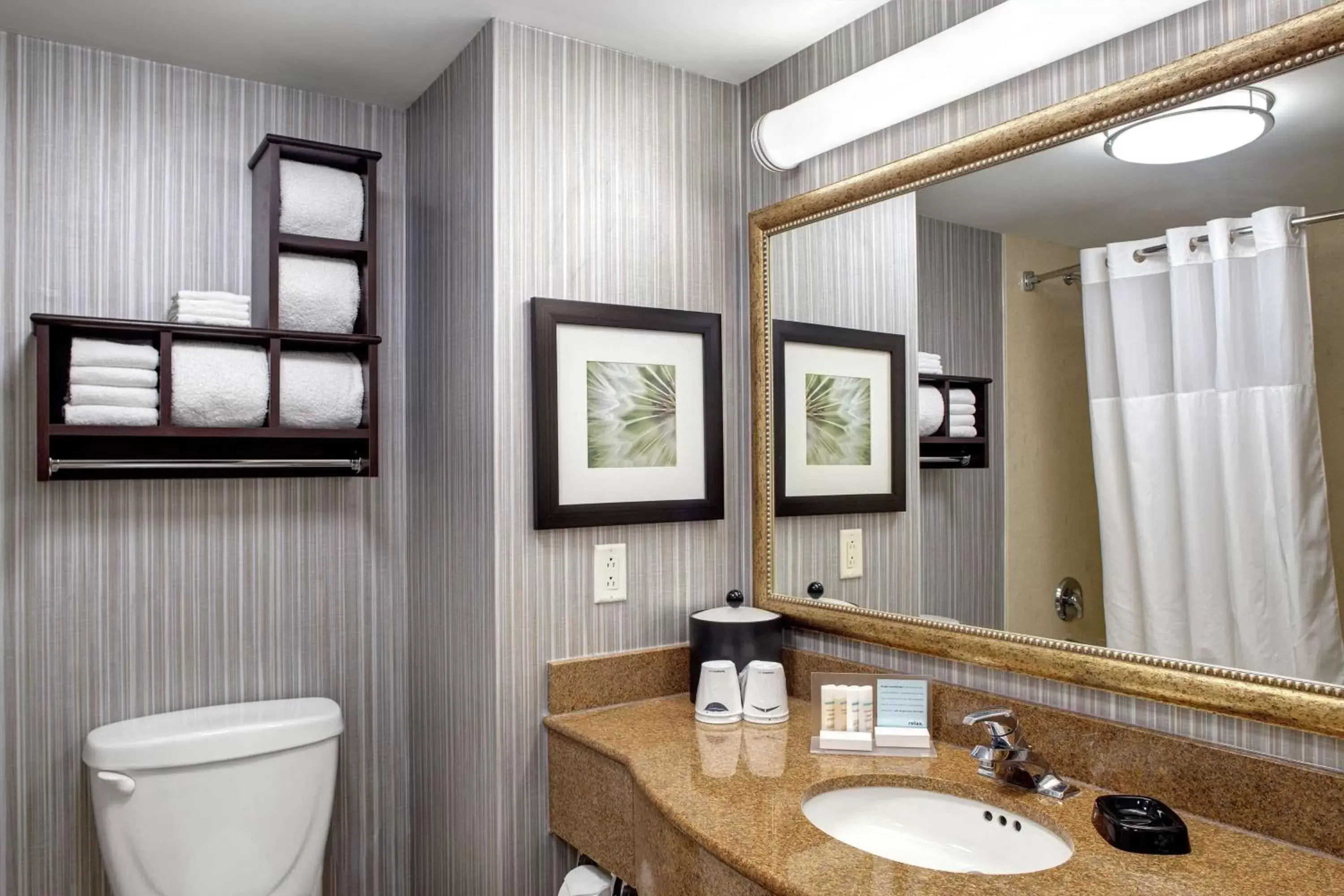 Bathroom in Hampton Inn & Suites by Hilton Toronto Airport