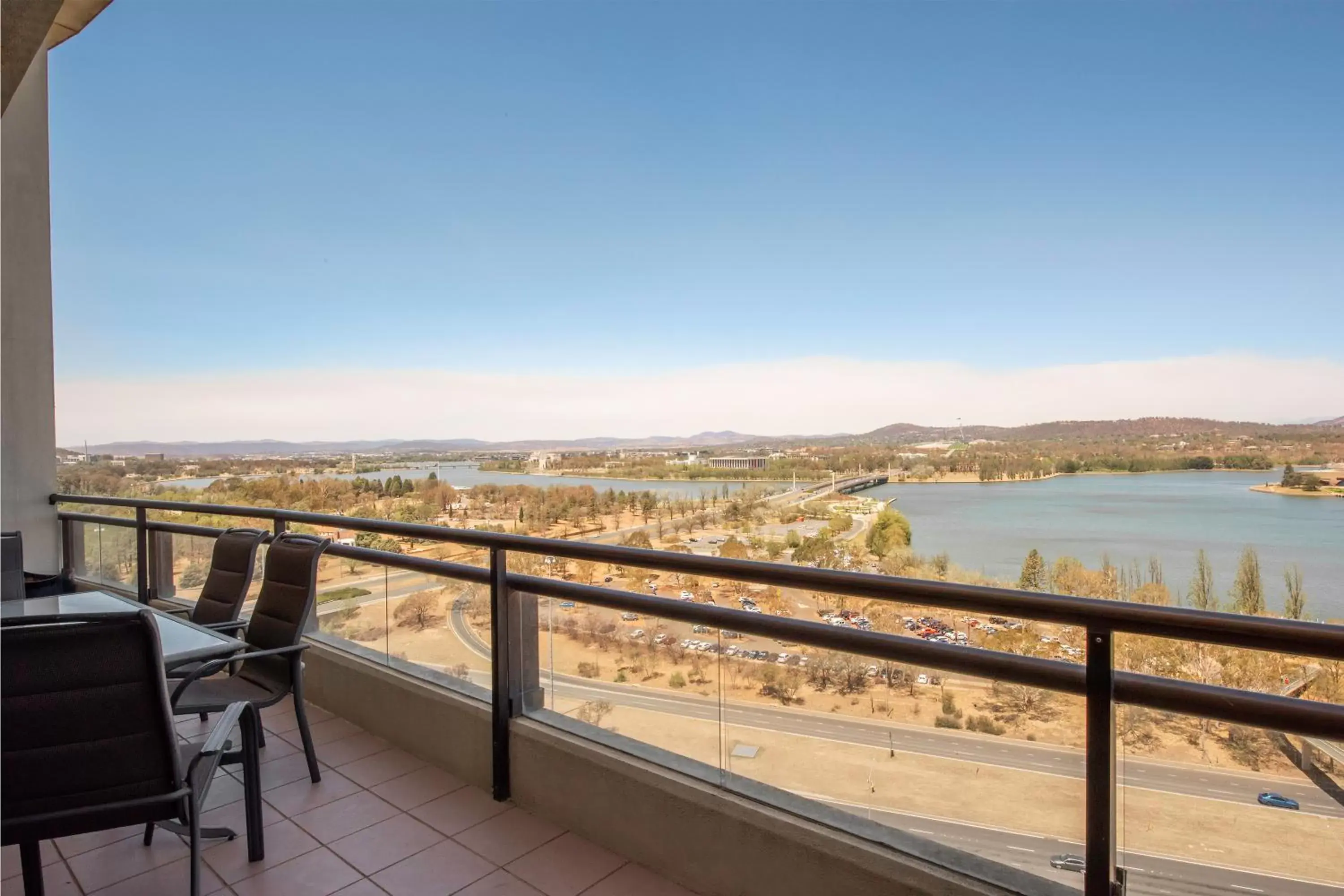 Balcony/Terrace in BreakFree Capital Tower Apartments