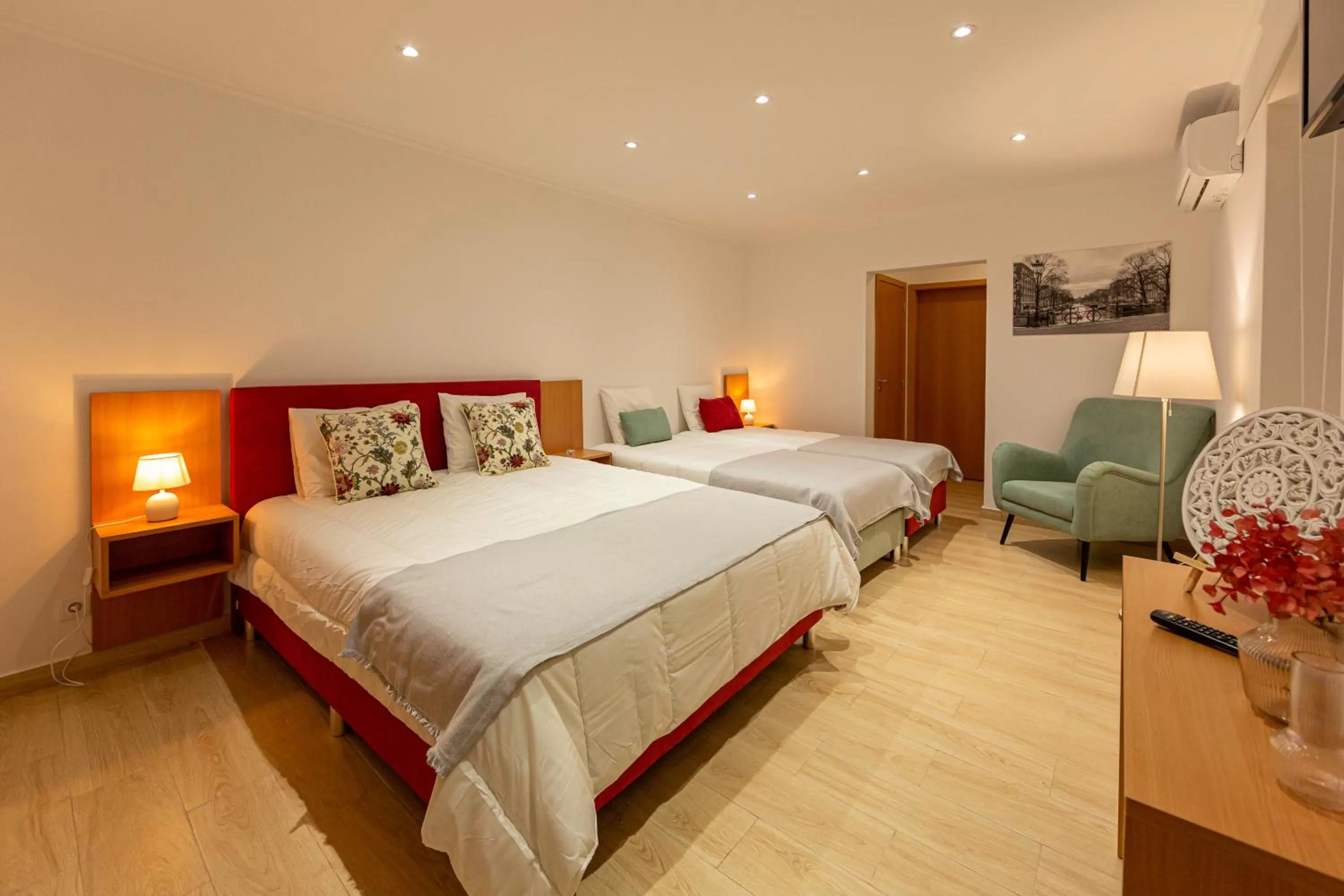 Bed in Luxury Palm Suites