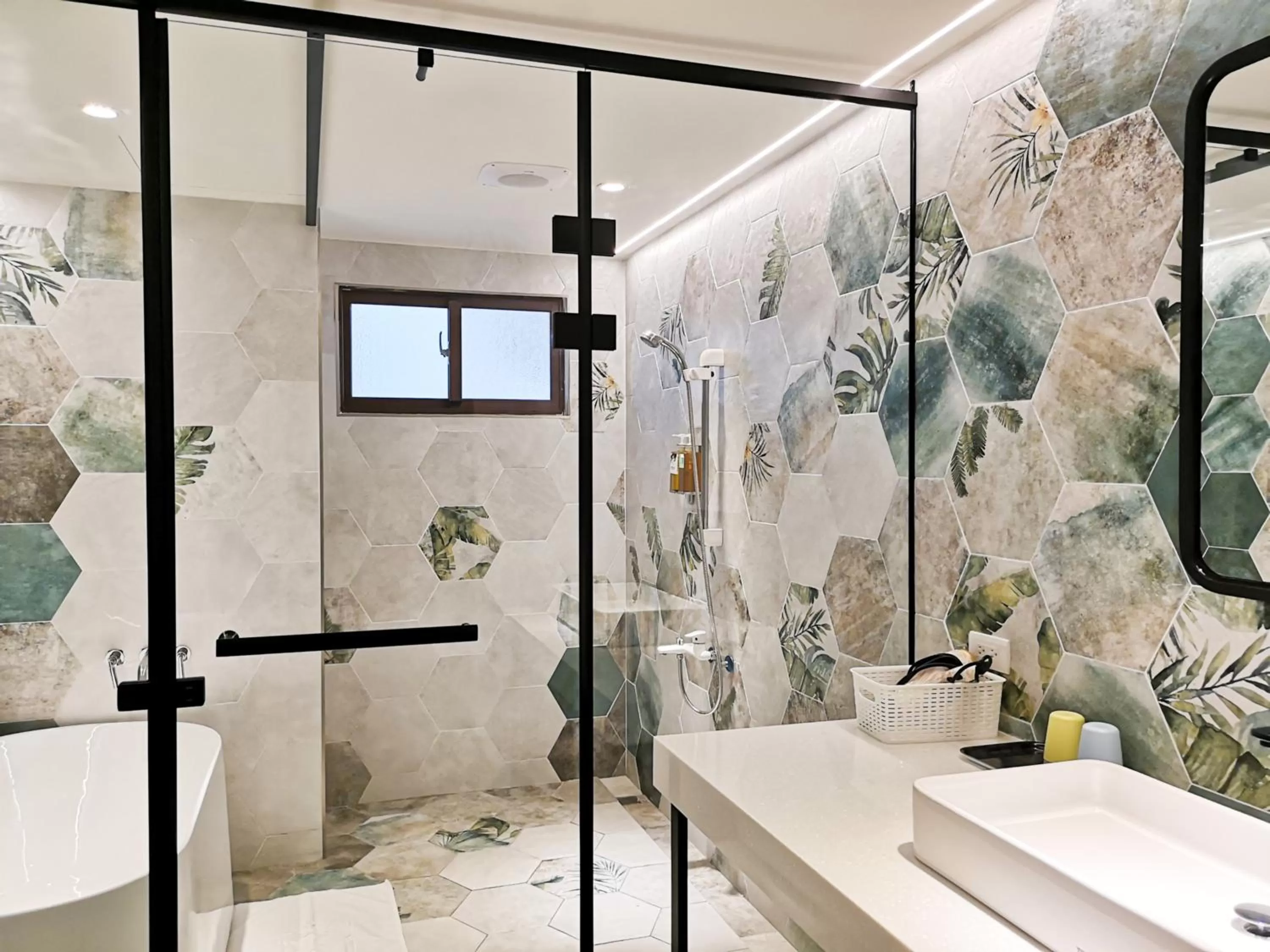 Bathroom in Beachcastle & Sea View Villa