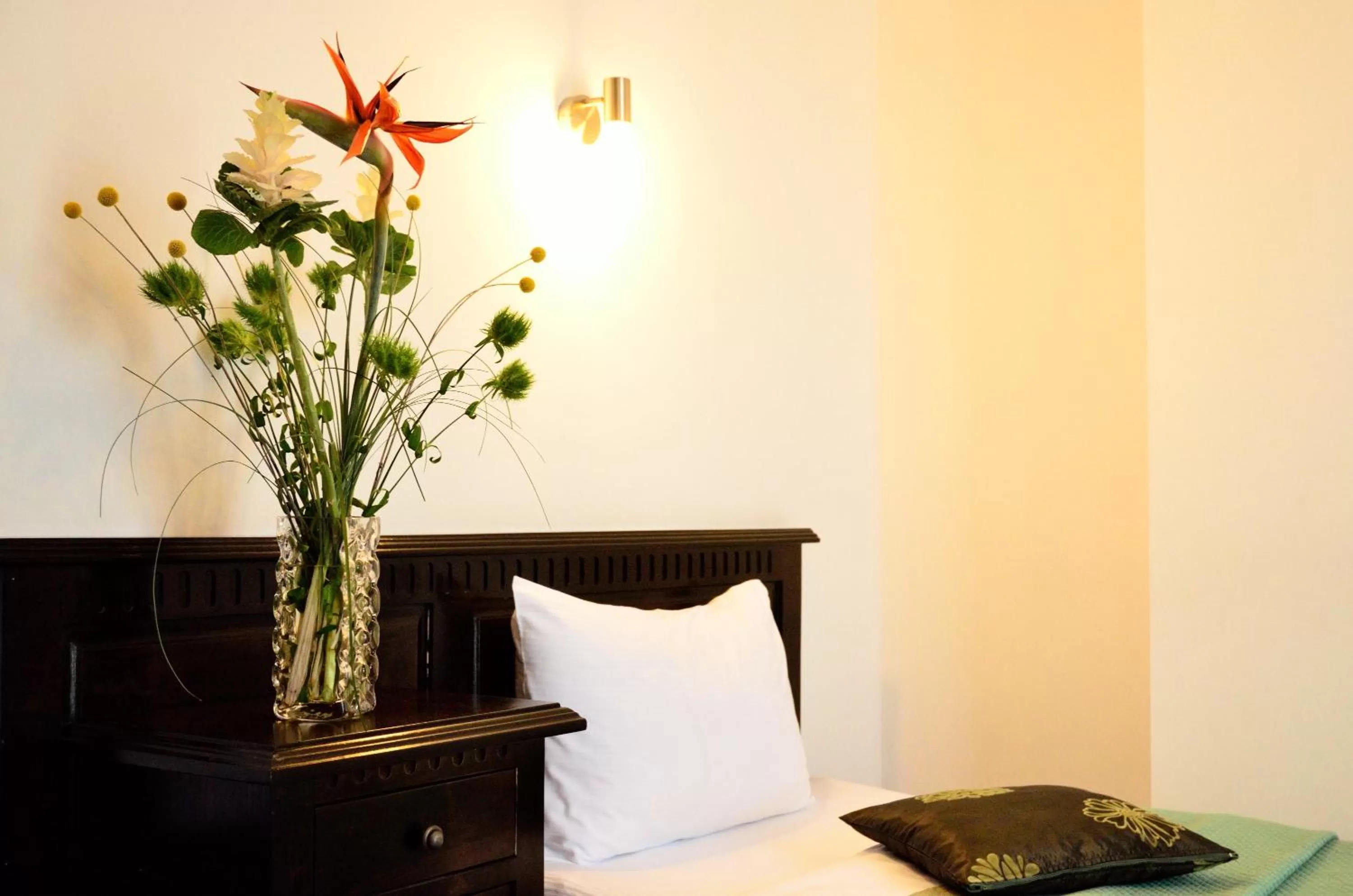 Decorative detail, Bed in Hotel Belleville