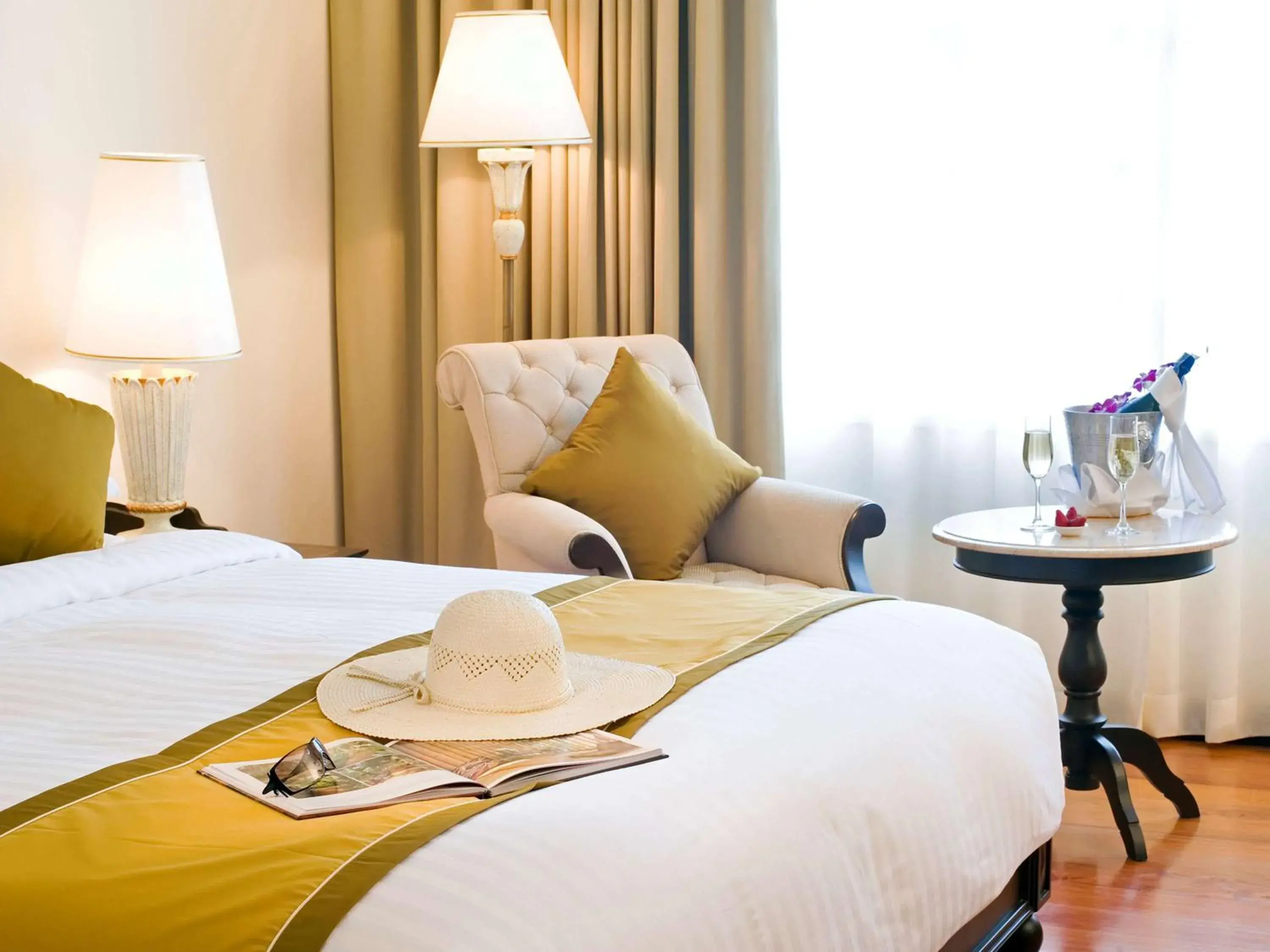 Bedroom, Bed in Sofitel Krabi Phokeethra Golf and Spa Resort