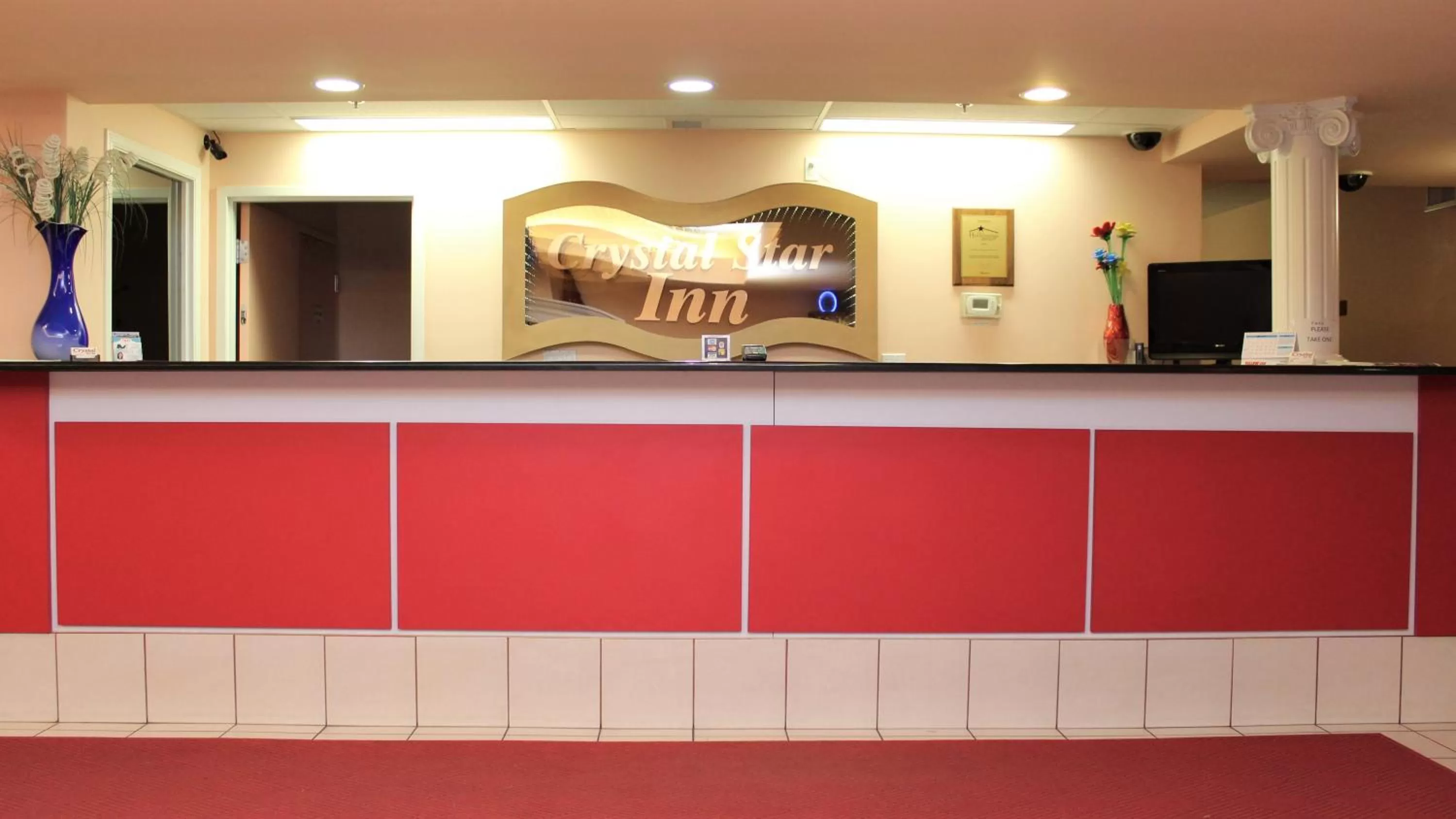 Property logo or sign in Crystal Star Inn Edmonton Airport with free shuttle to and from Airport